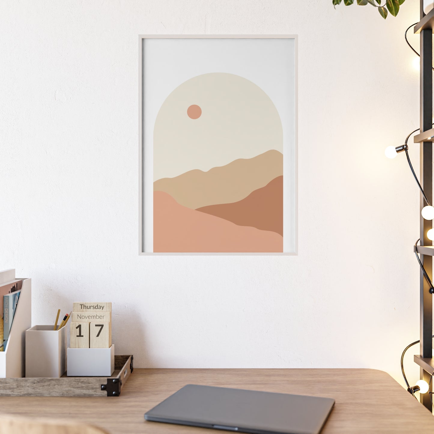 Poster with Wooden Frame