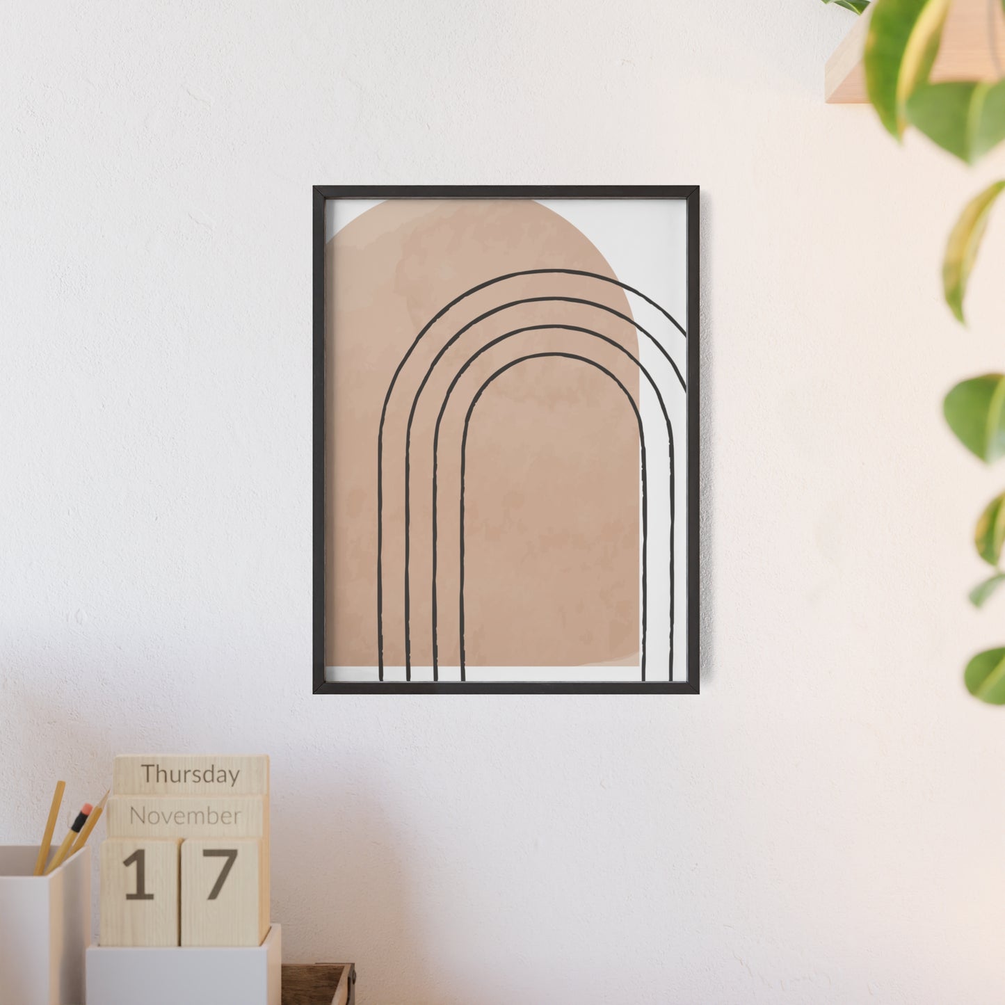 Poster with Wooden Frame