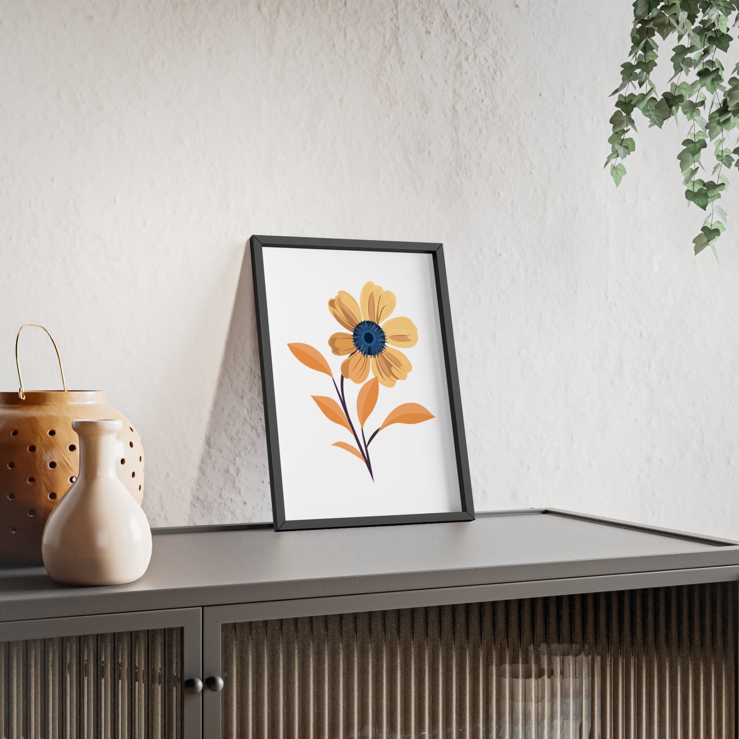 Poster with Wooden Frame