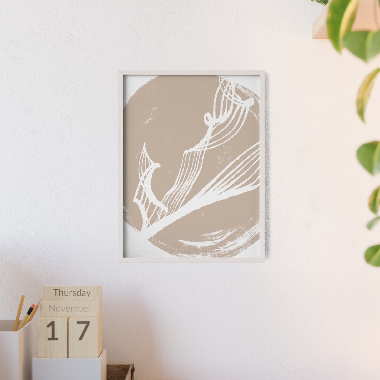 Poster with Wooden Frame