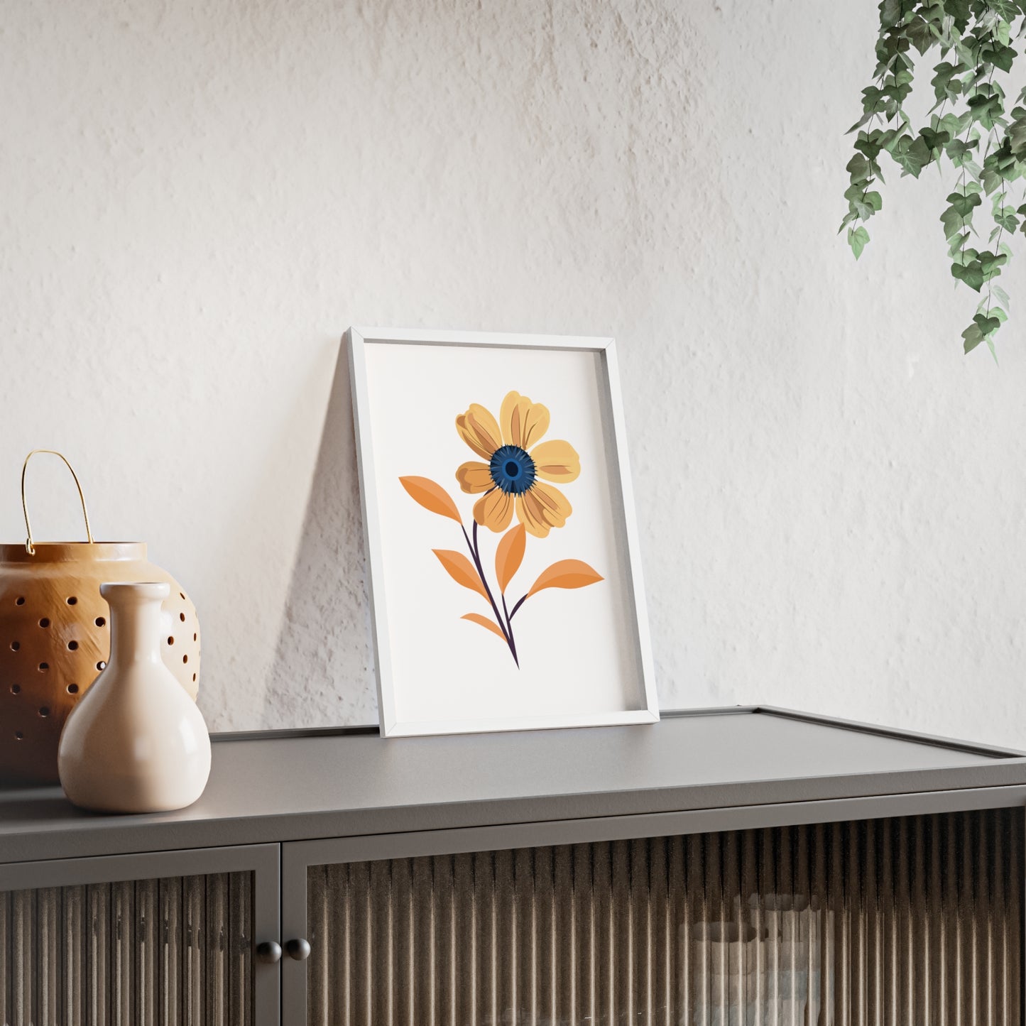 Poster with Wooden Frame
