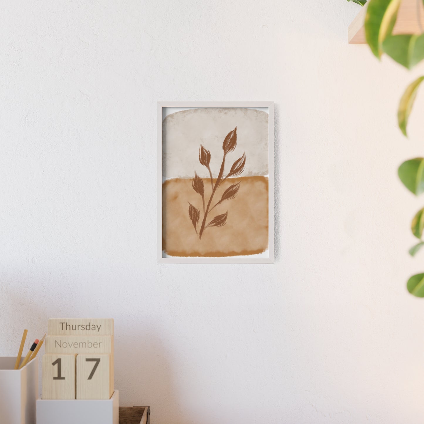 Poster with Wooden Frame