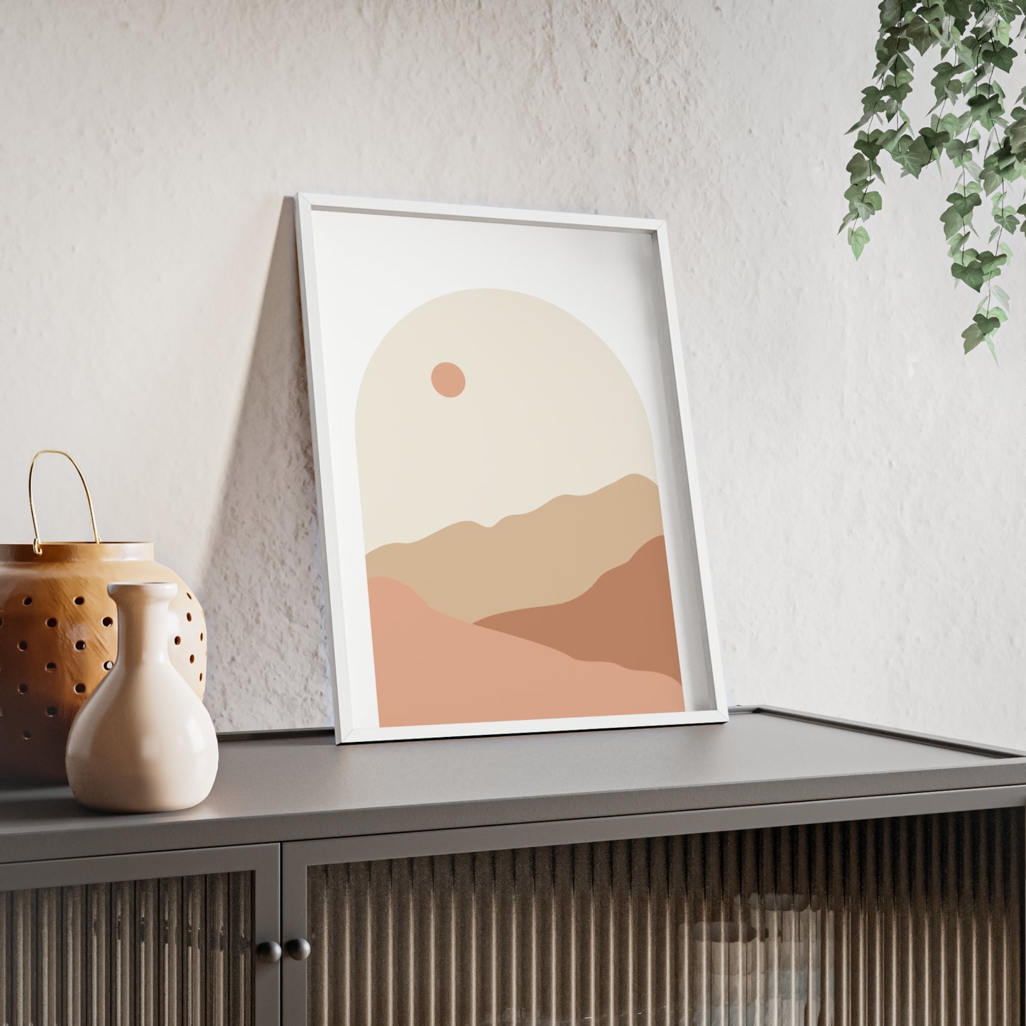 Poster with Wooden Frame