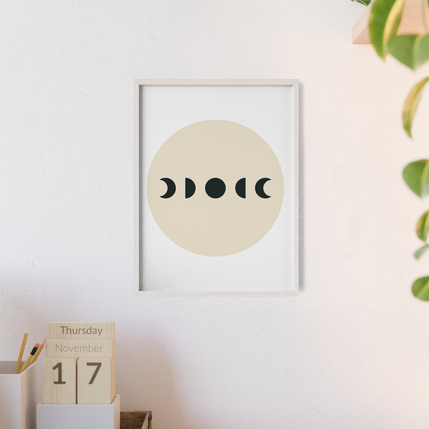 Poster with Wooden Frame