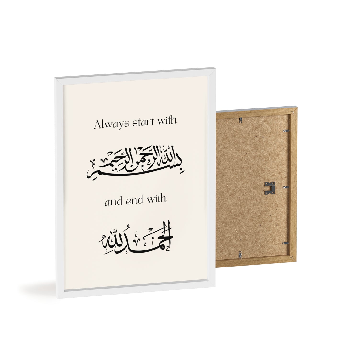 Poster with Wooden Frame