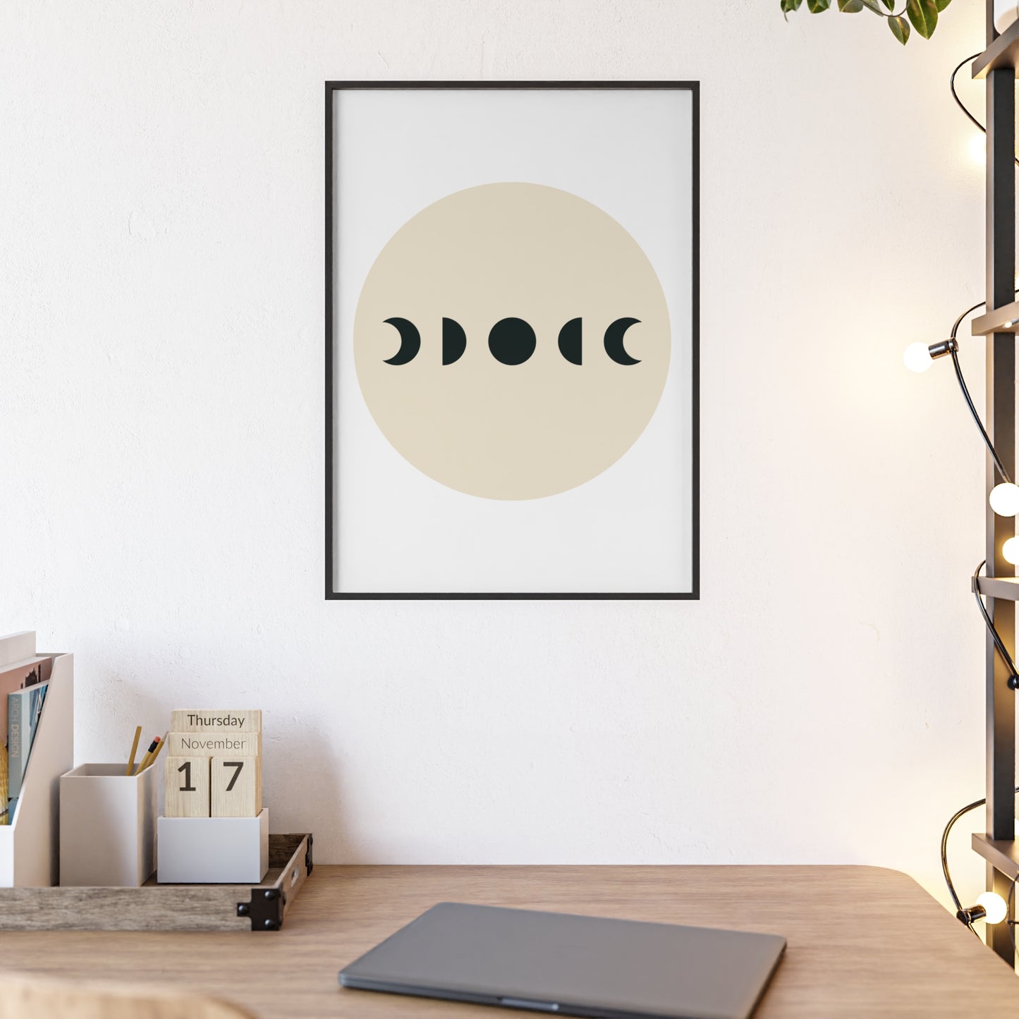 Poster with Wooden Frame