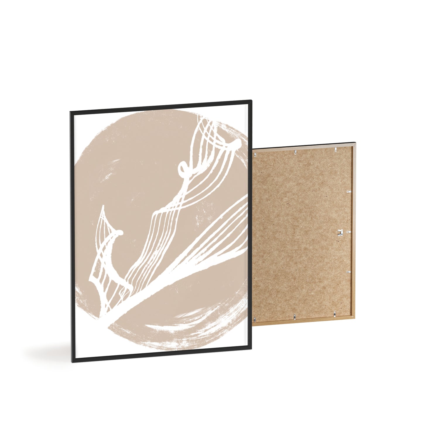 Poster with Wooden Frame