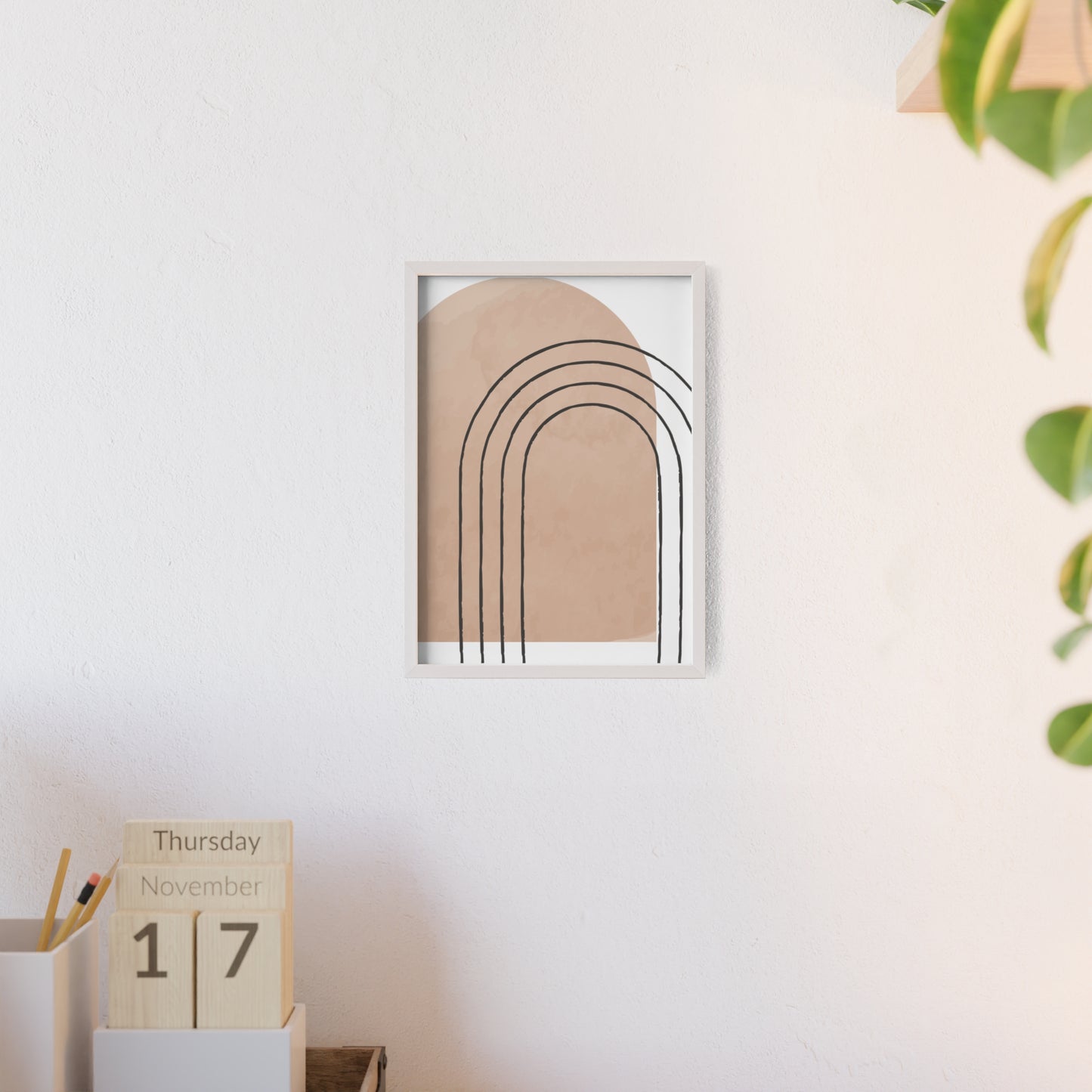 Poster with Wooden Frame