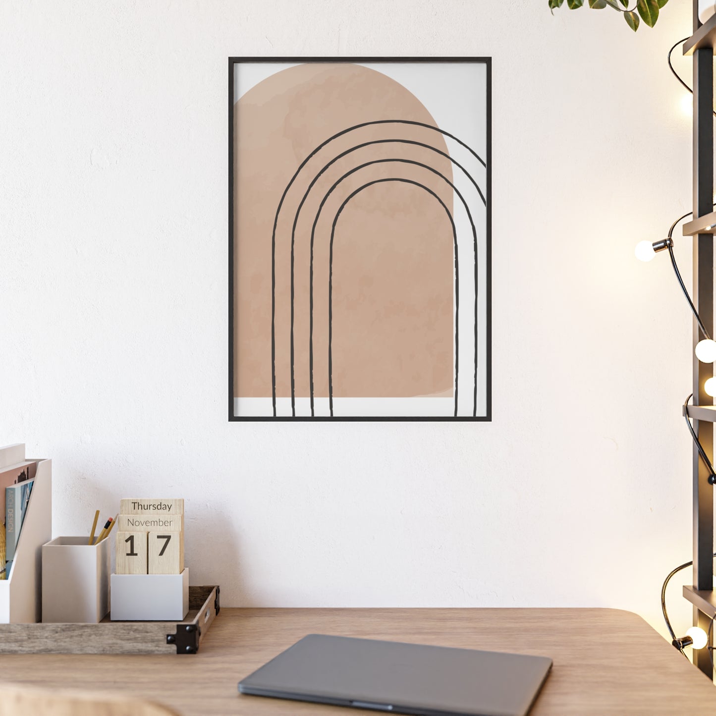 Poster with Wooden Frame