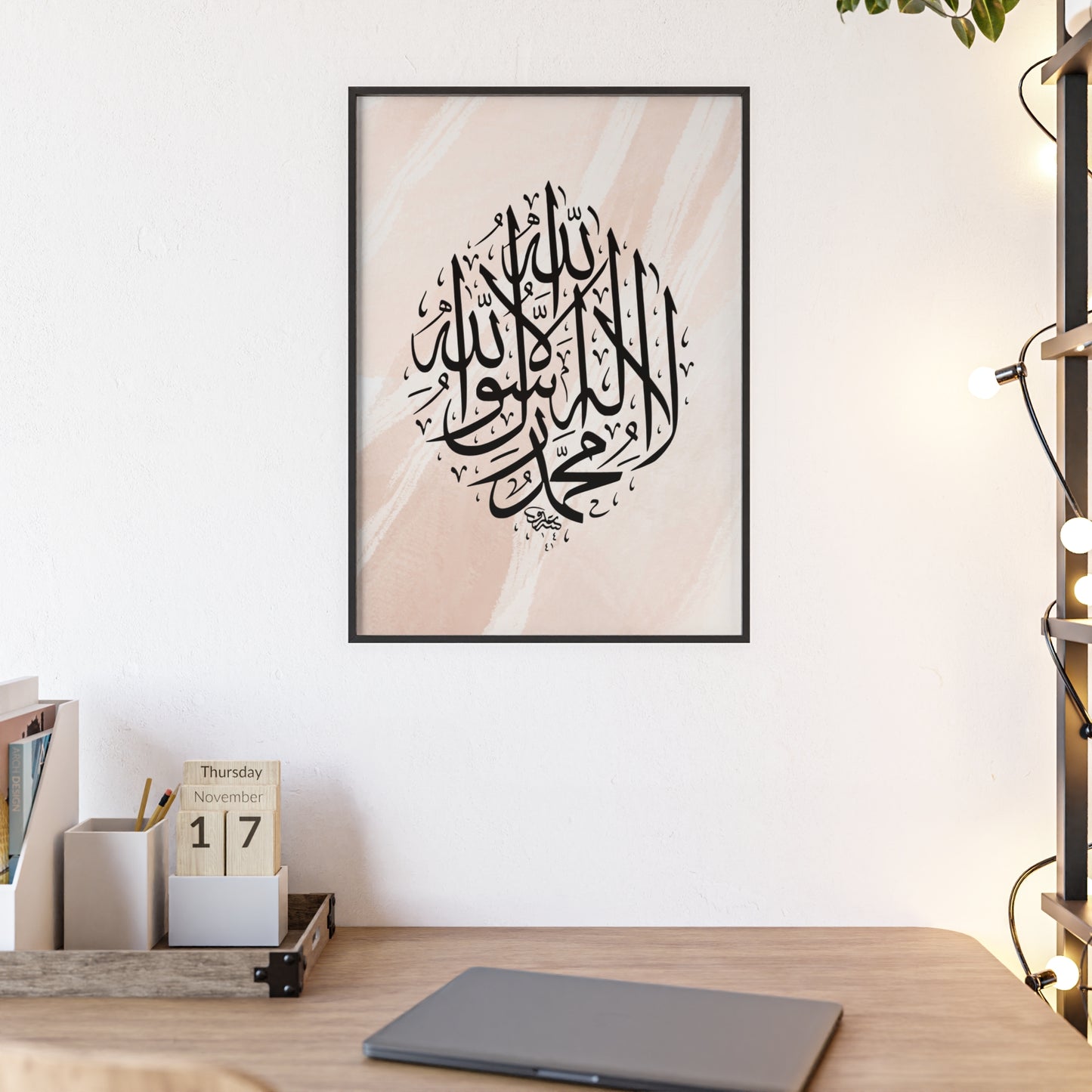 Poster with Wooden Frame