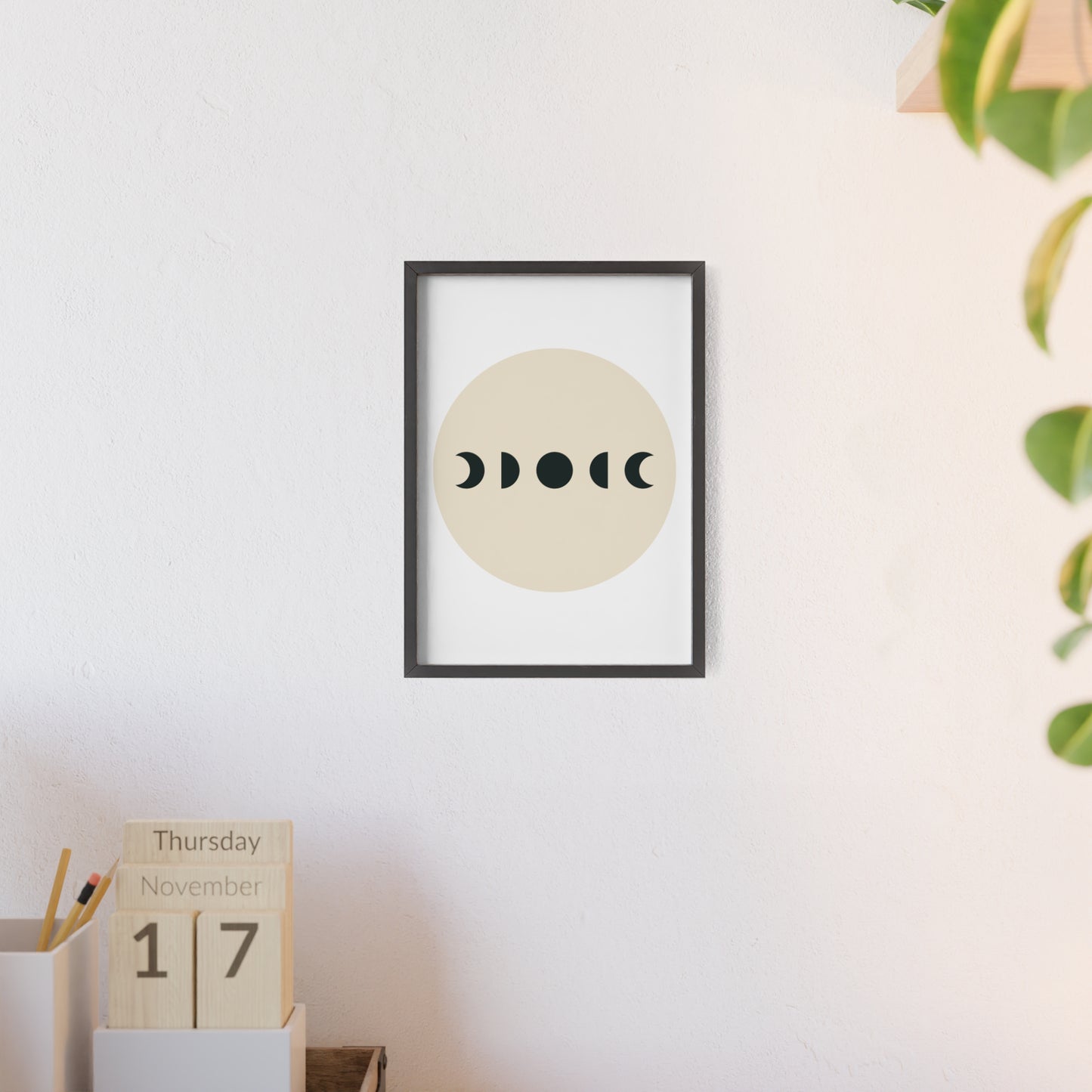 Poster with Wooden Frame