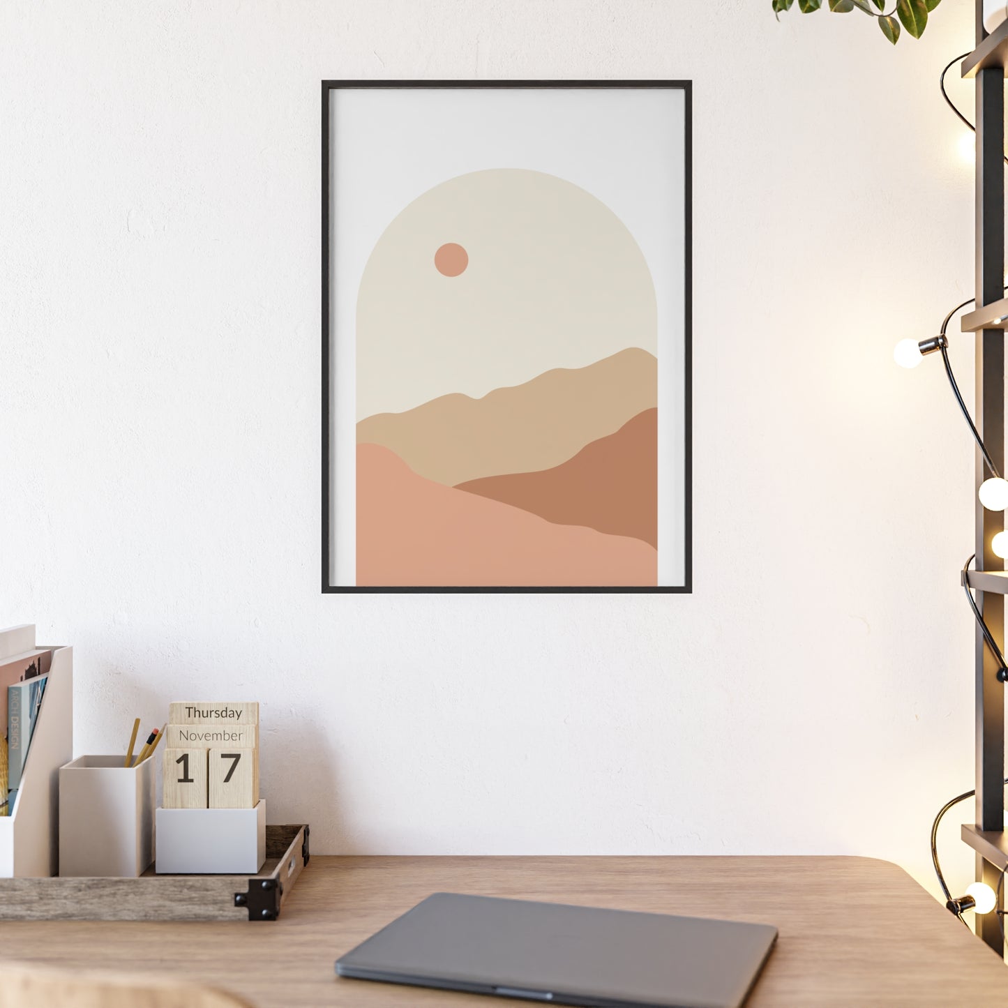 Poster with Wooden Frame