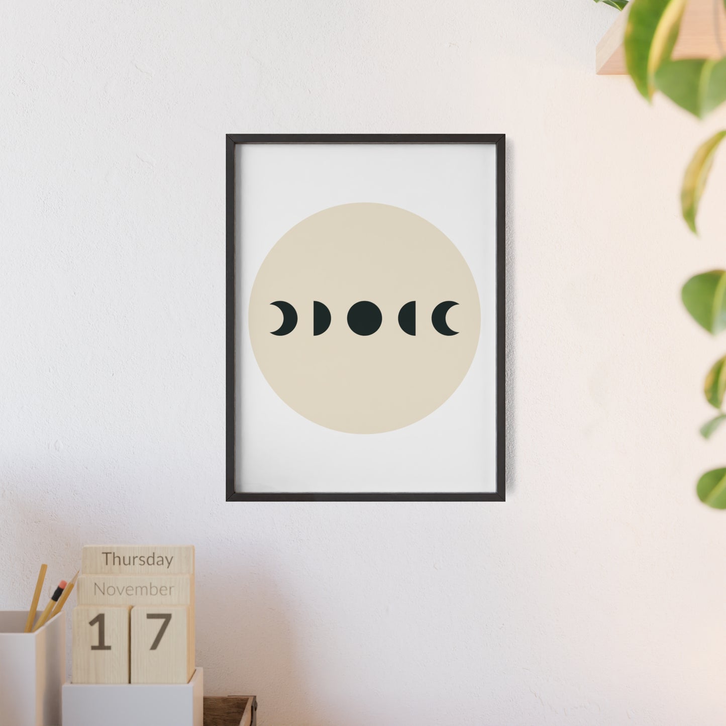 Poster with Wooden Frame