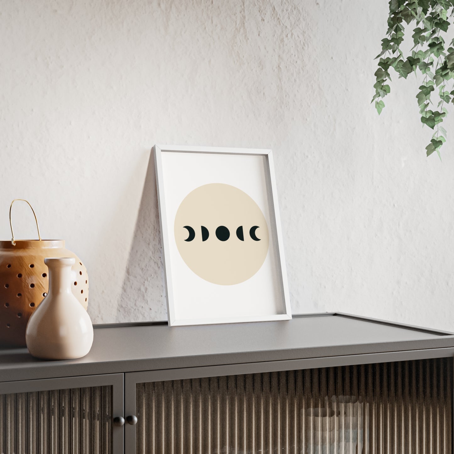 Poster with Wooden Frame
