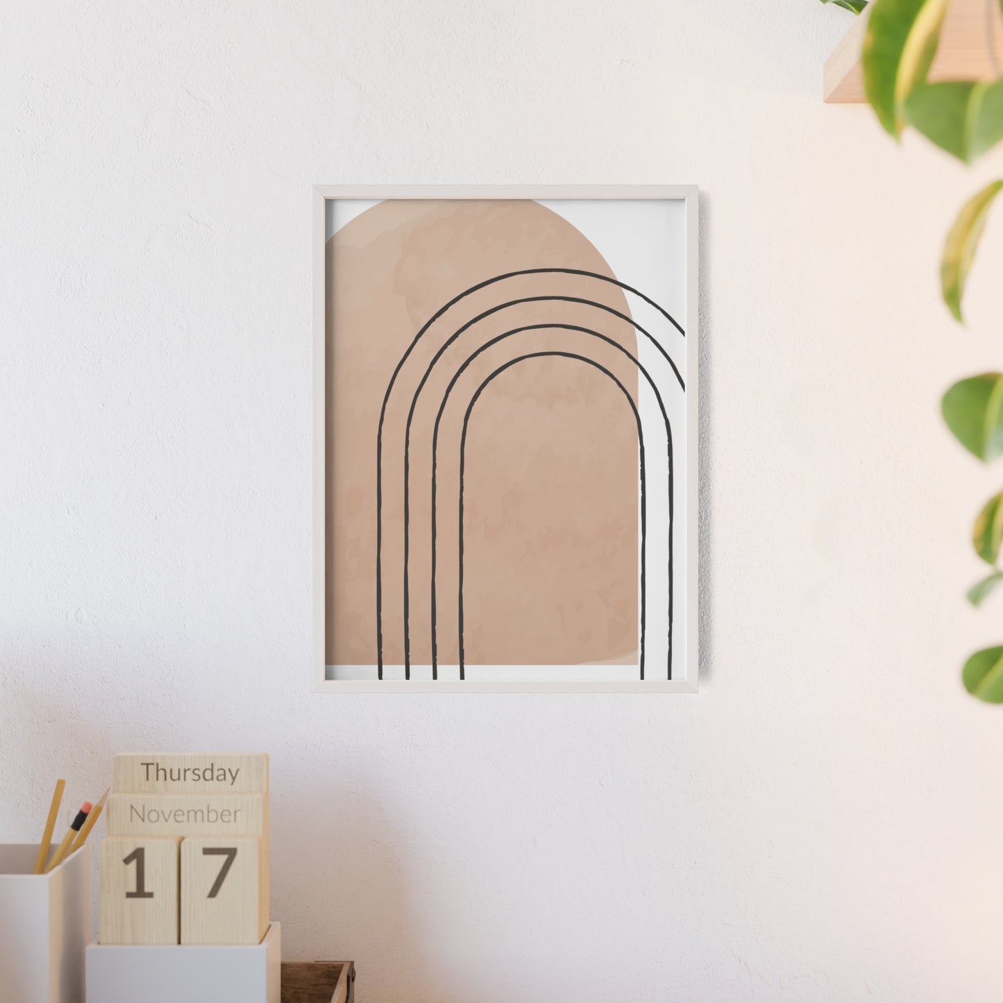 Poster with Wooden Frame