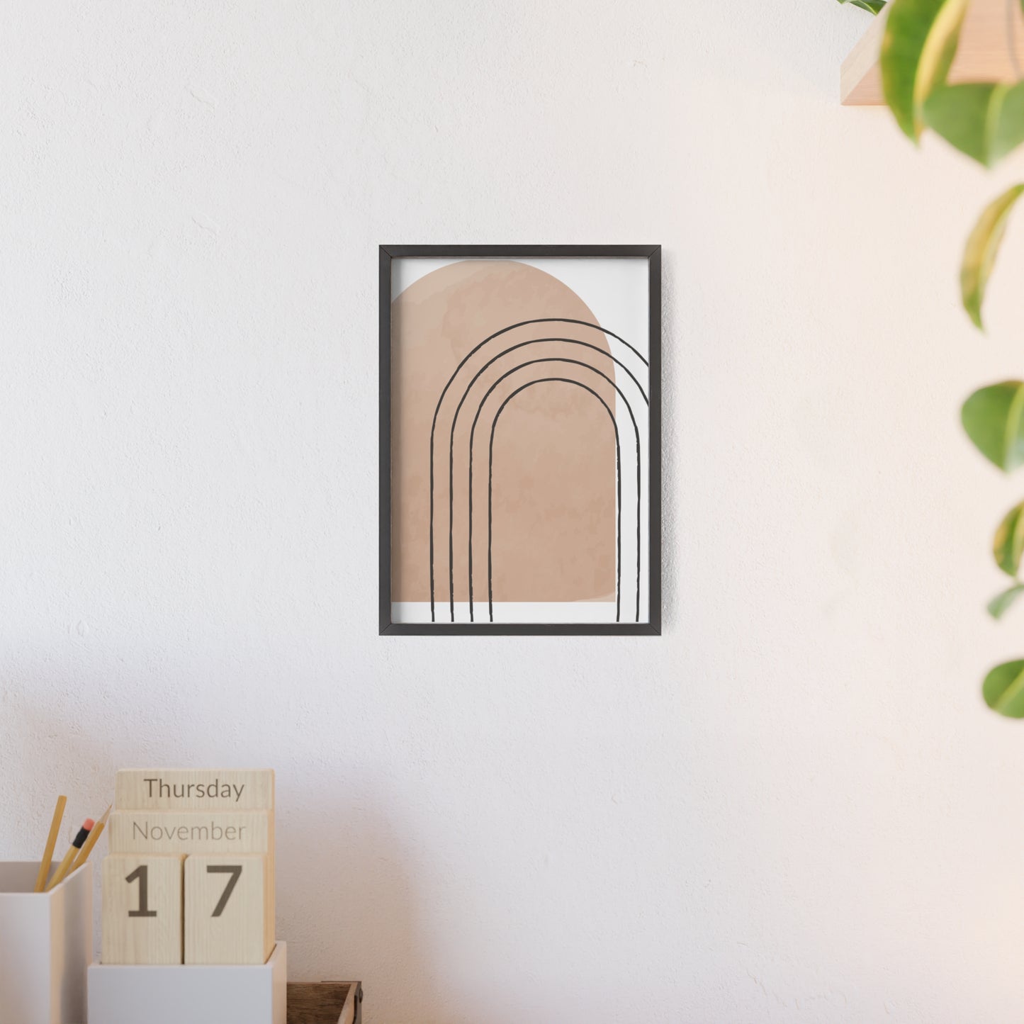 Poster with Wooden Frame