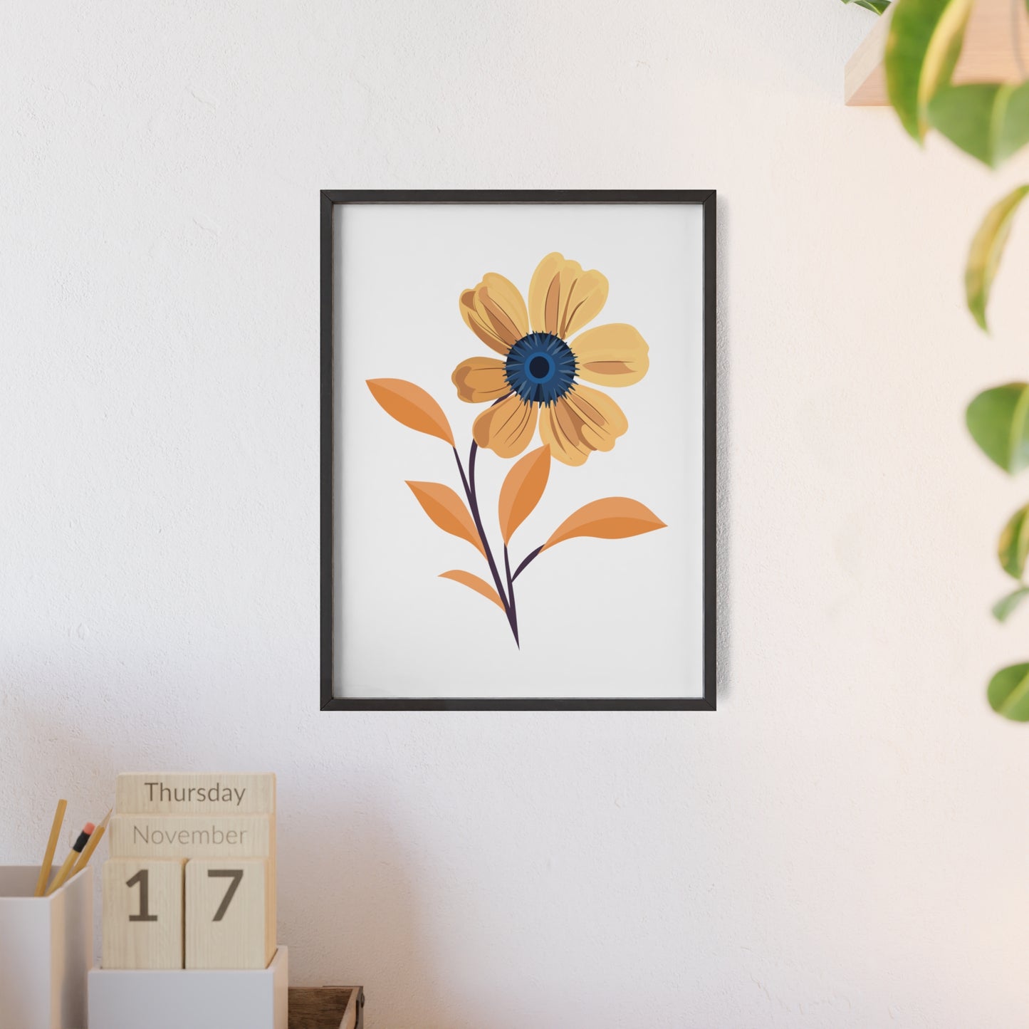 Poster with Wooden Frame