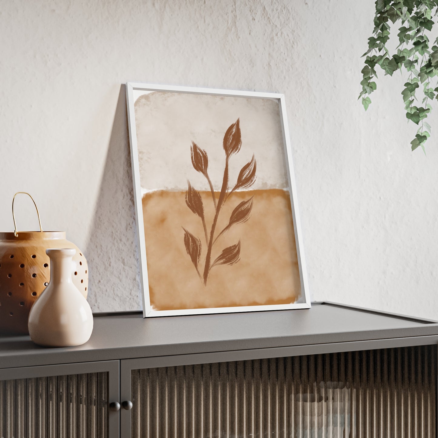 Poster with Wooden Frame