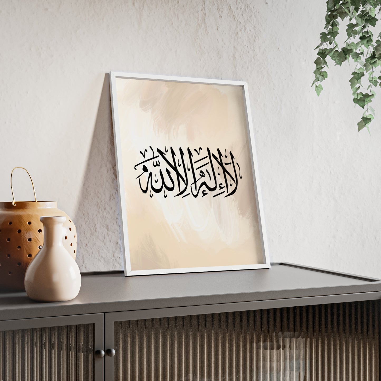 Poster with Wooden Frame