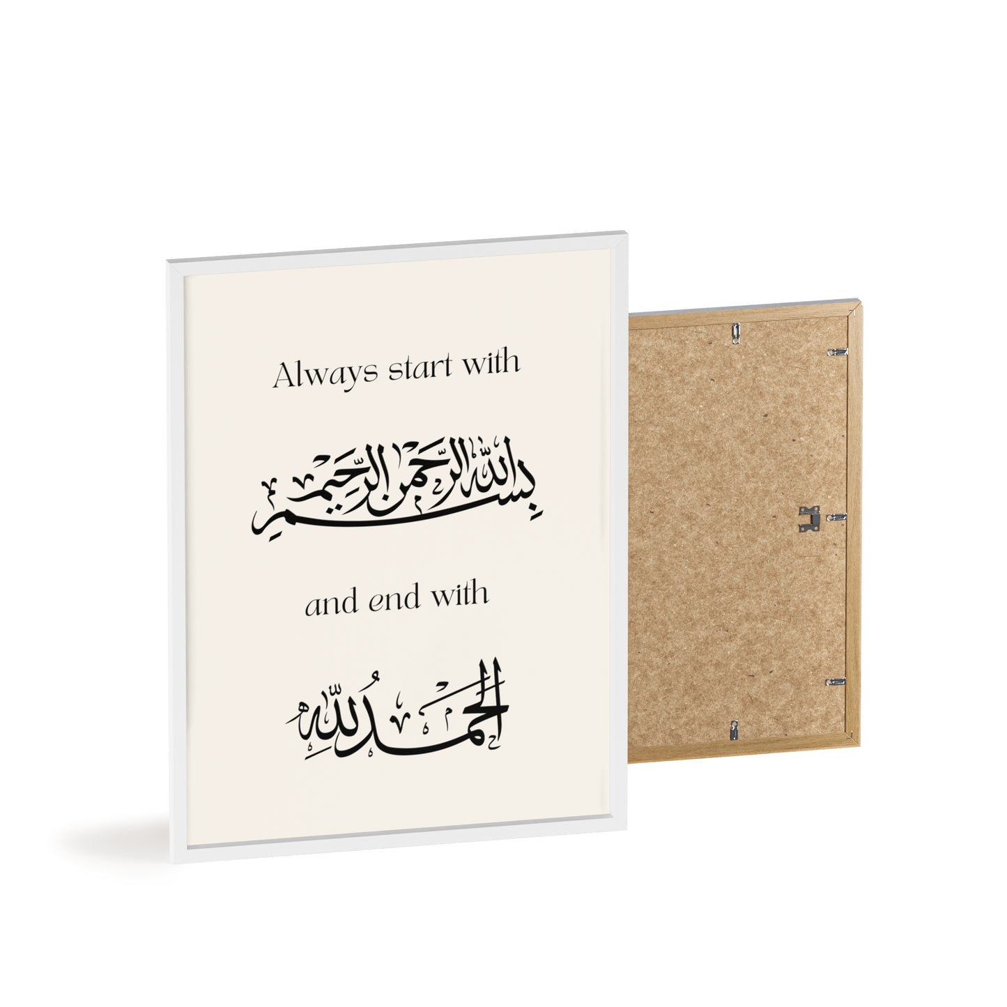 Poster with Wooden Frame
