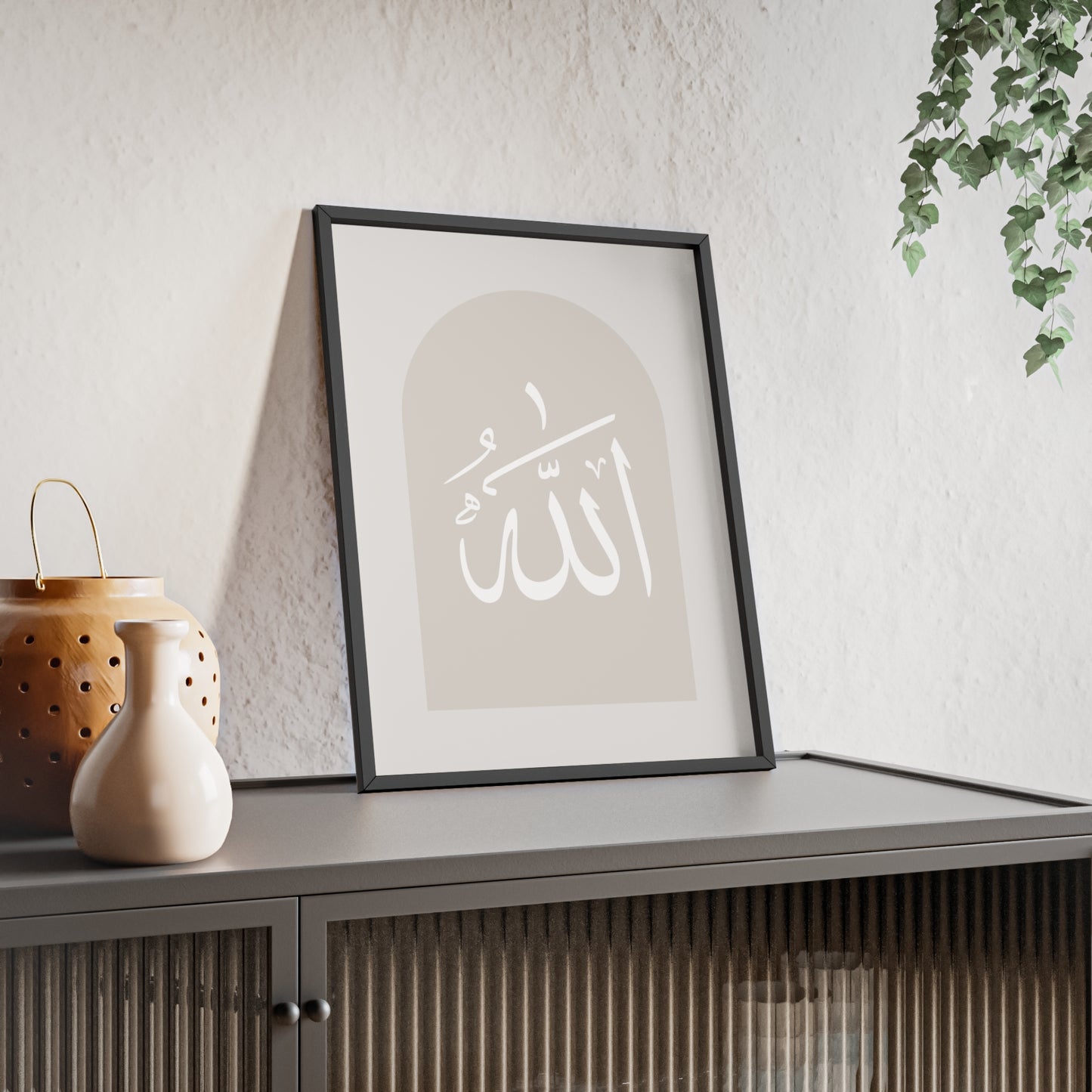 Poster with Wooden Frame
