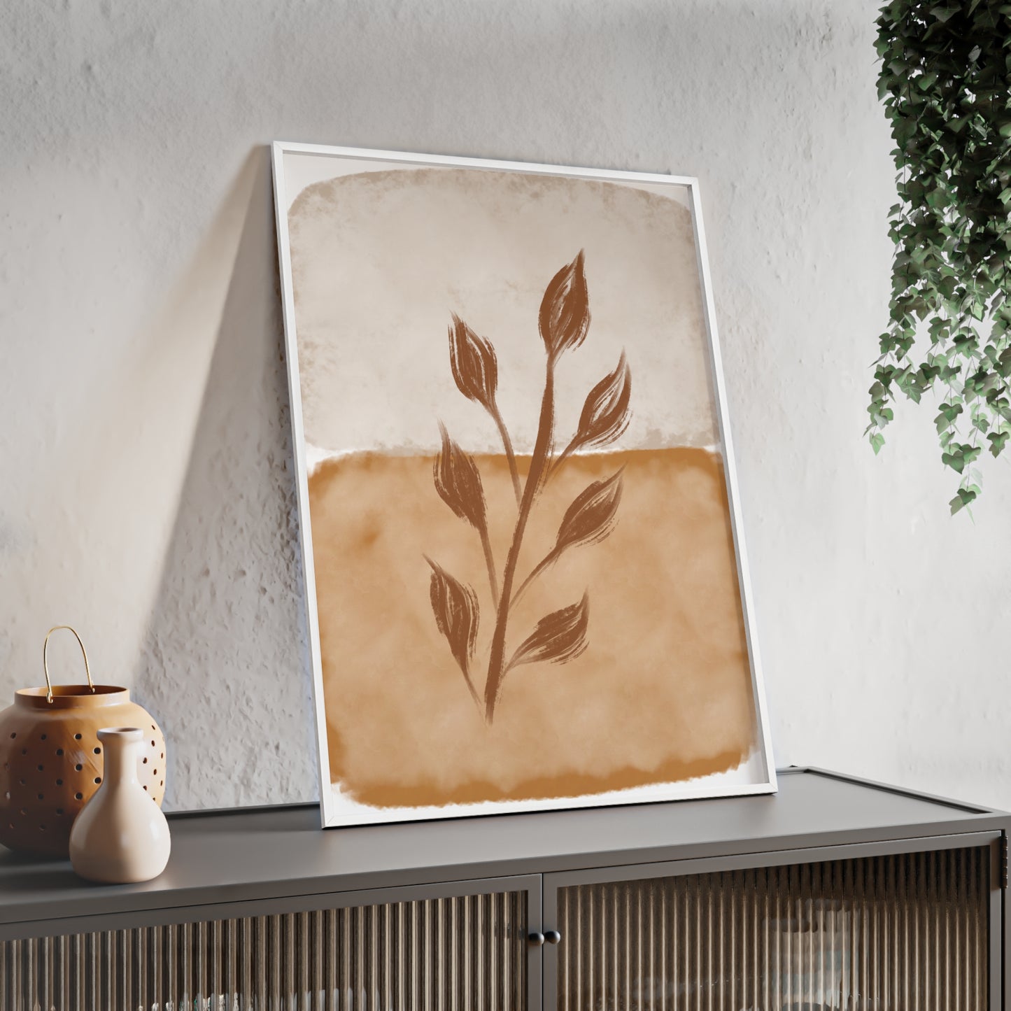 Poster with Wooden Frame
