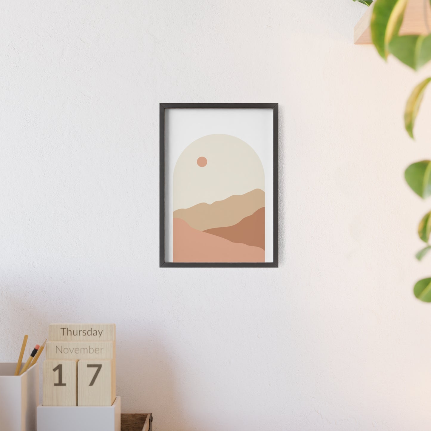 Poster with Wooden Frame