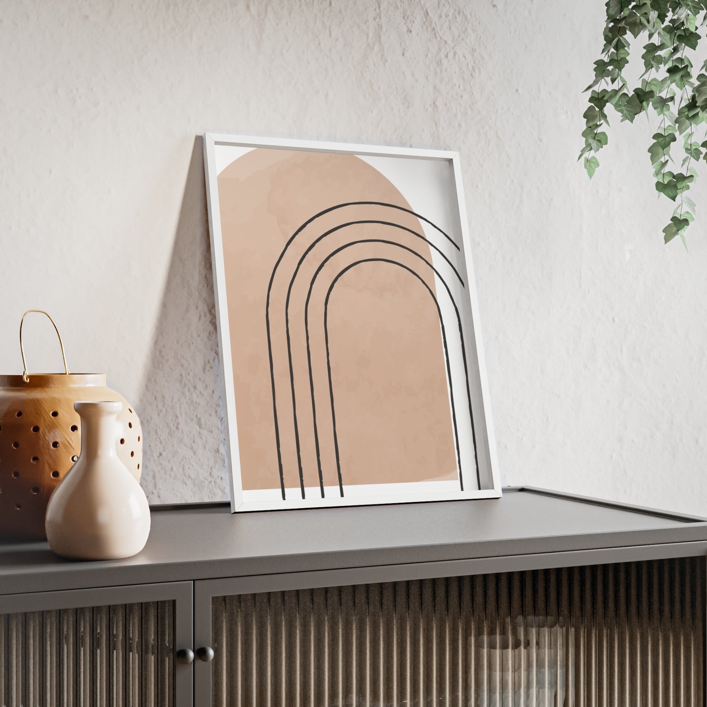 Poster with Wooden Frame