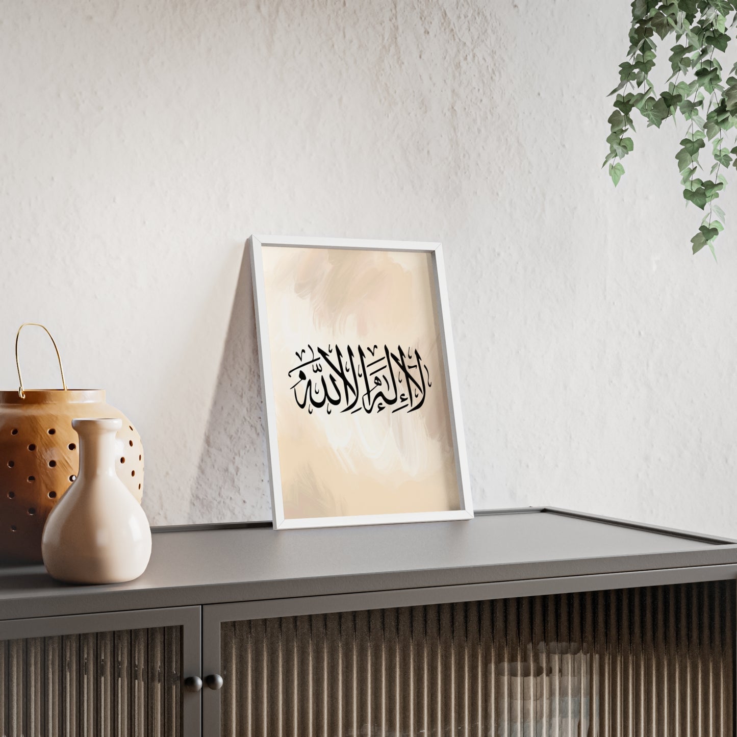 Poster with Wooden Frame