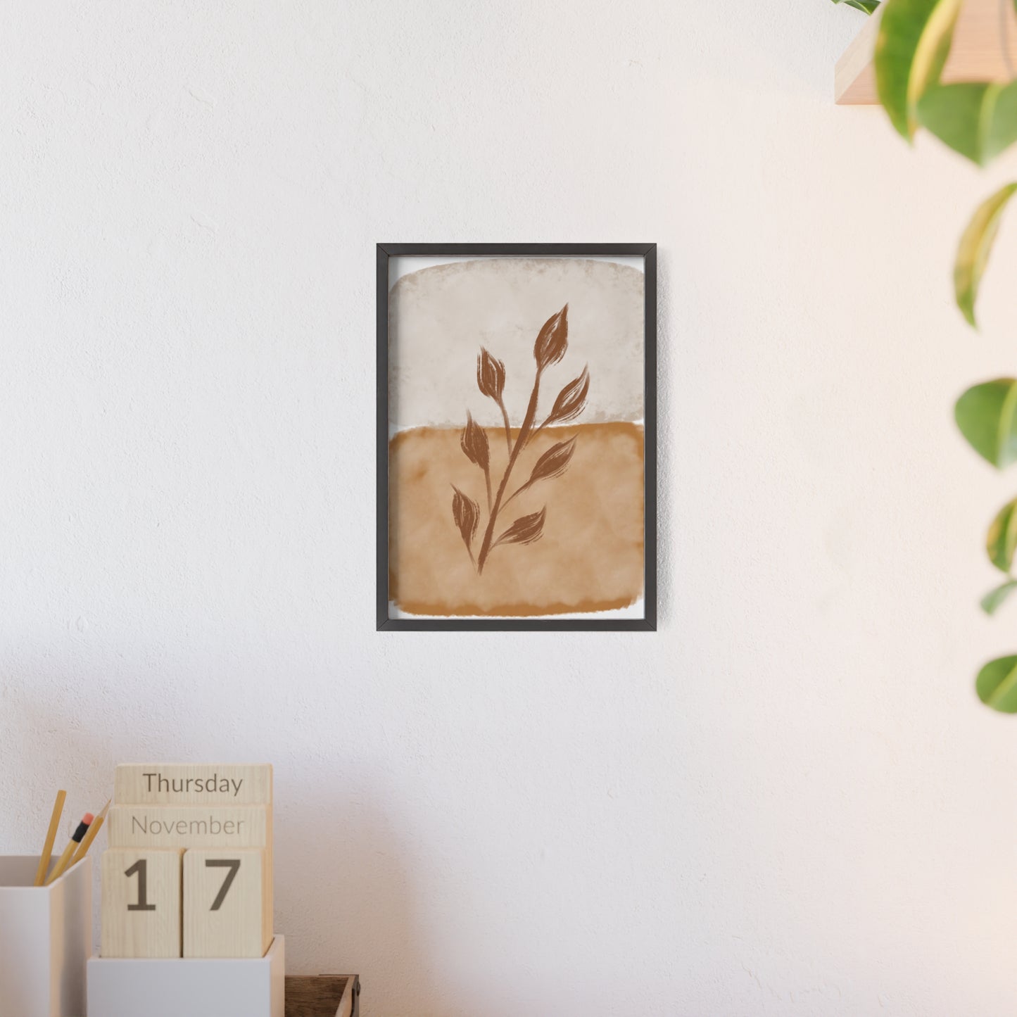 Poster with Wooden Frame