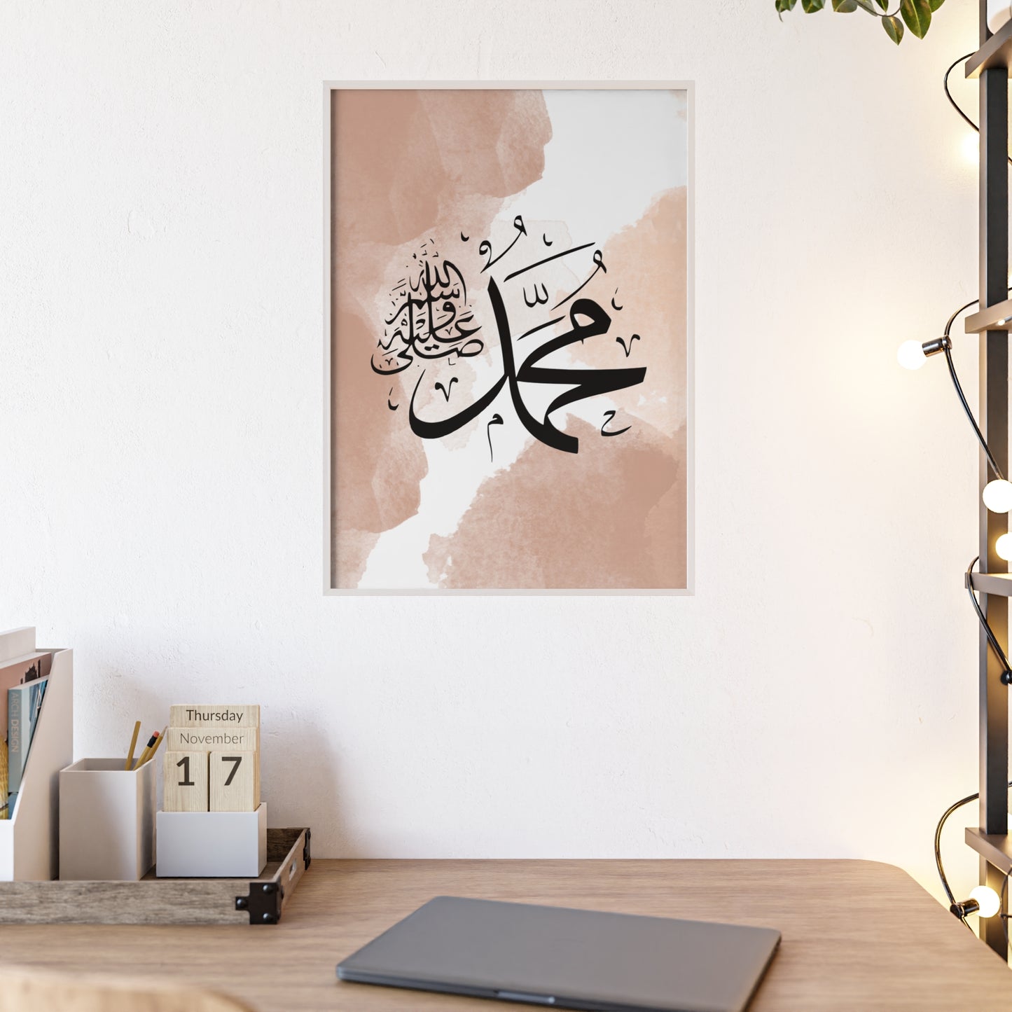 Poster with Wooden Frame
