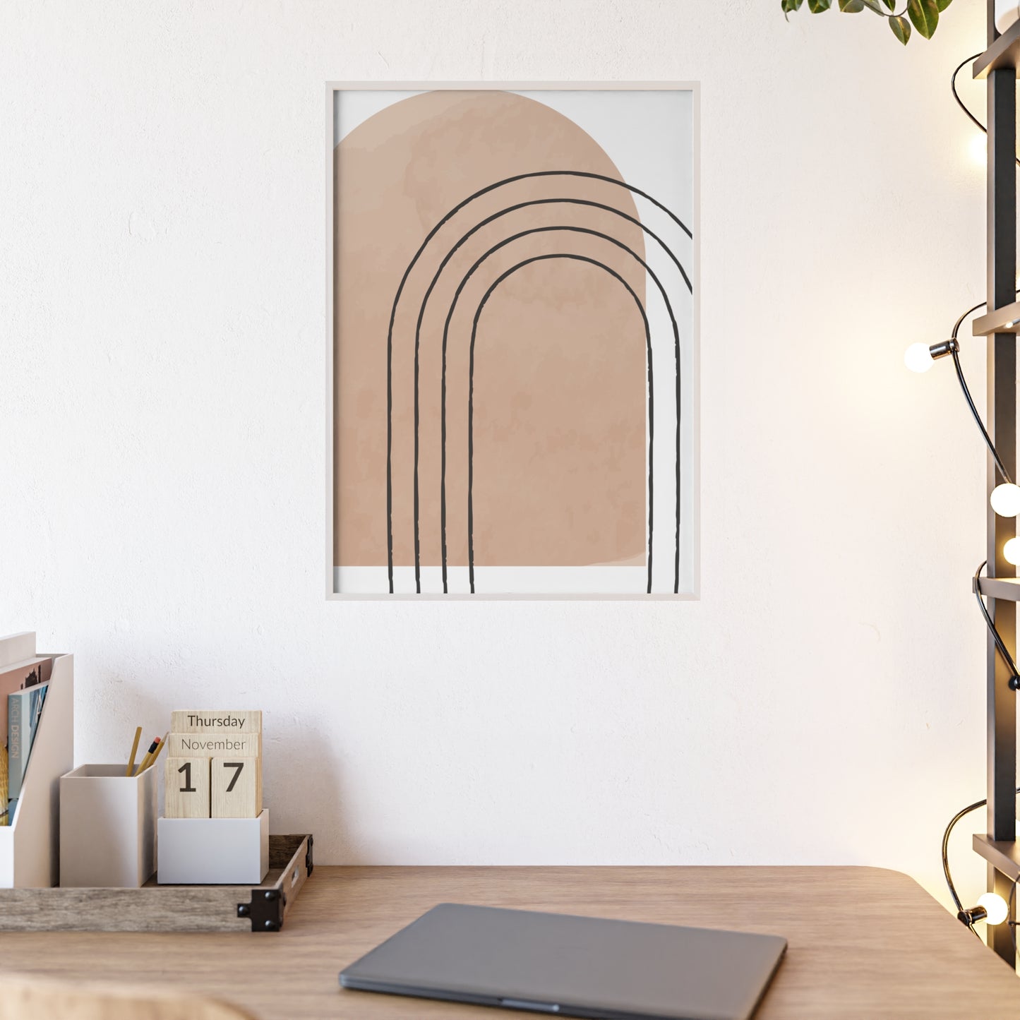 Poster with Wooden Frame