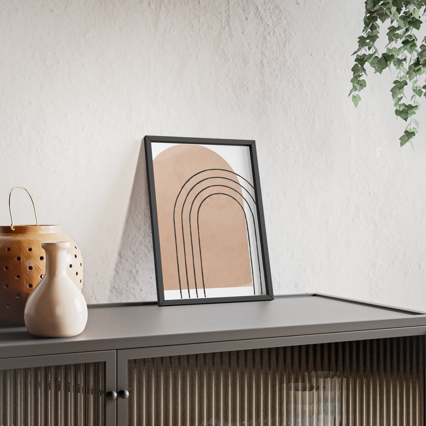 Poster with Wooden Frame
