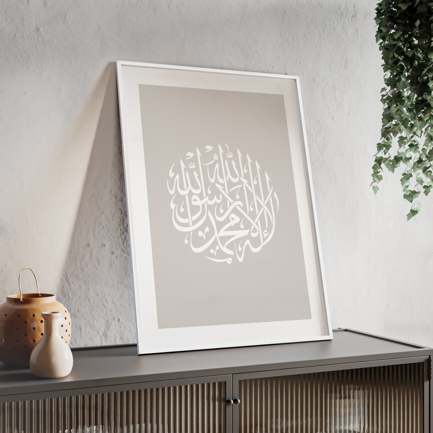 Poster with Wooden Frame