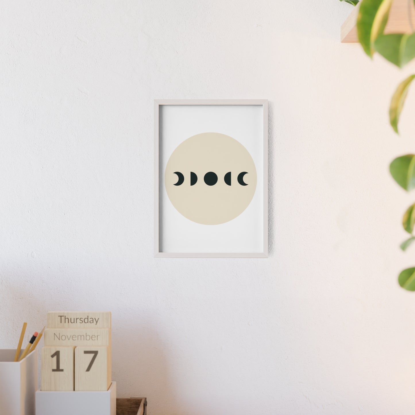 Poster with Wooden Frame