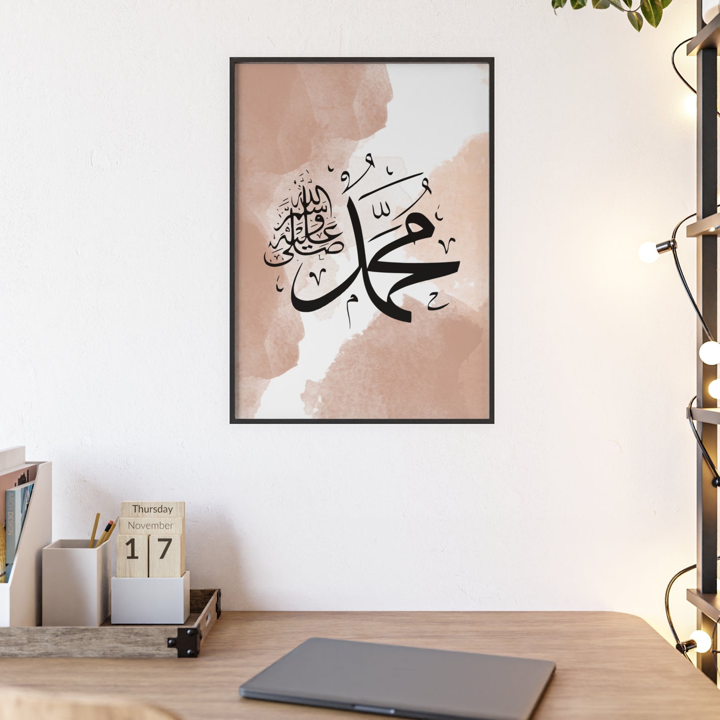 Poster with Wooden Frame