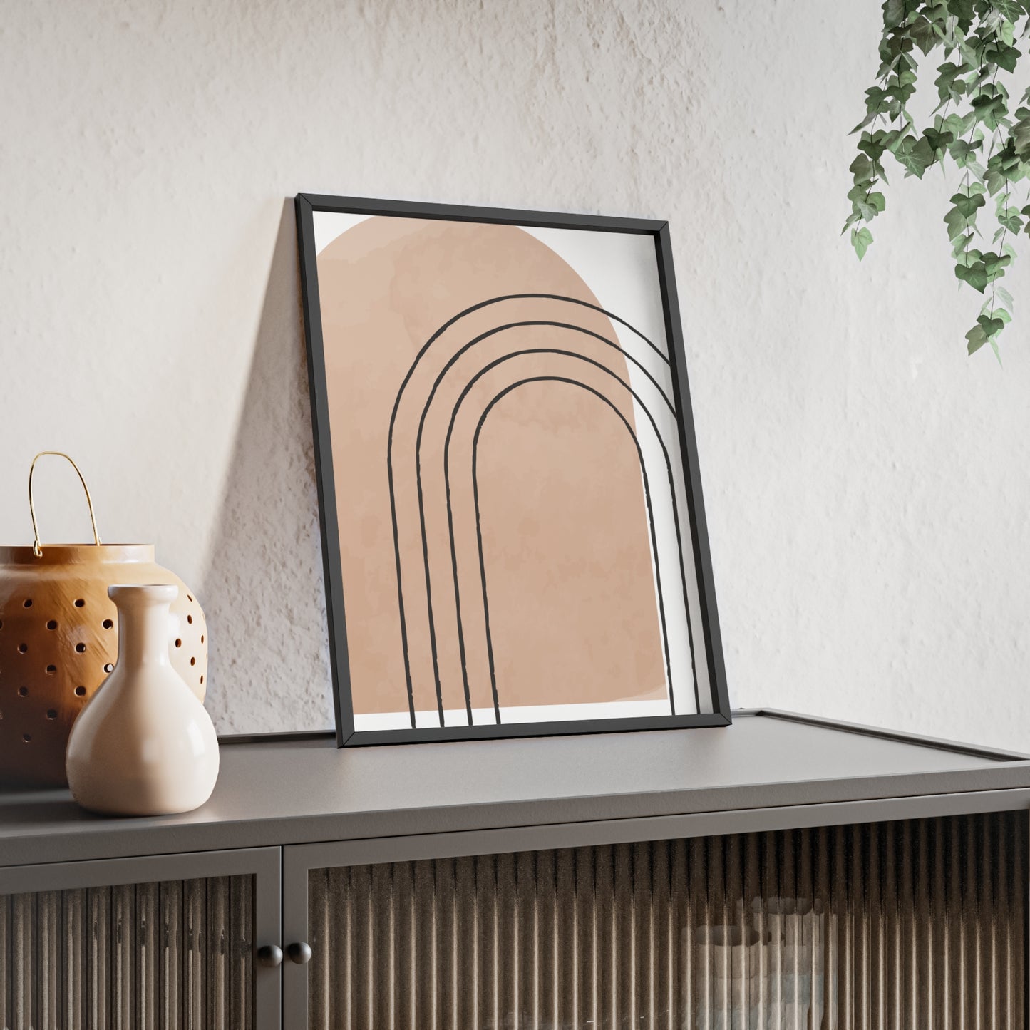Poster with Wooden Frame