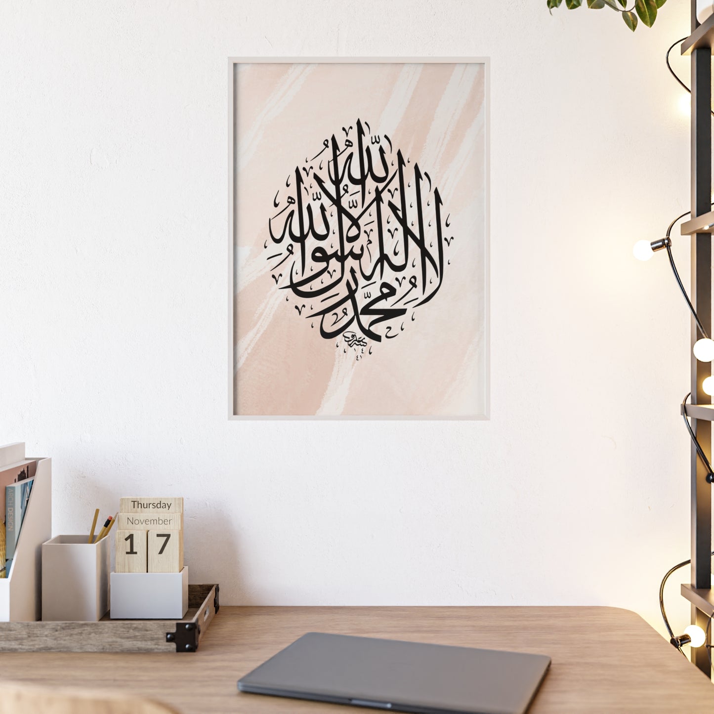 Poster with Wooden Frame
