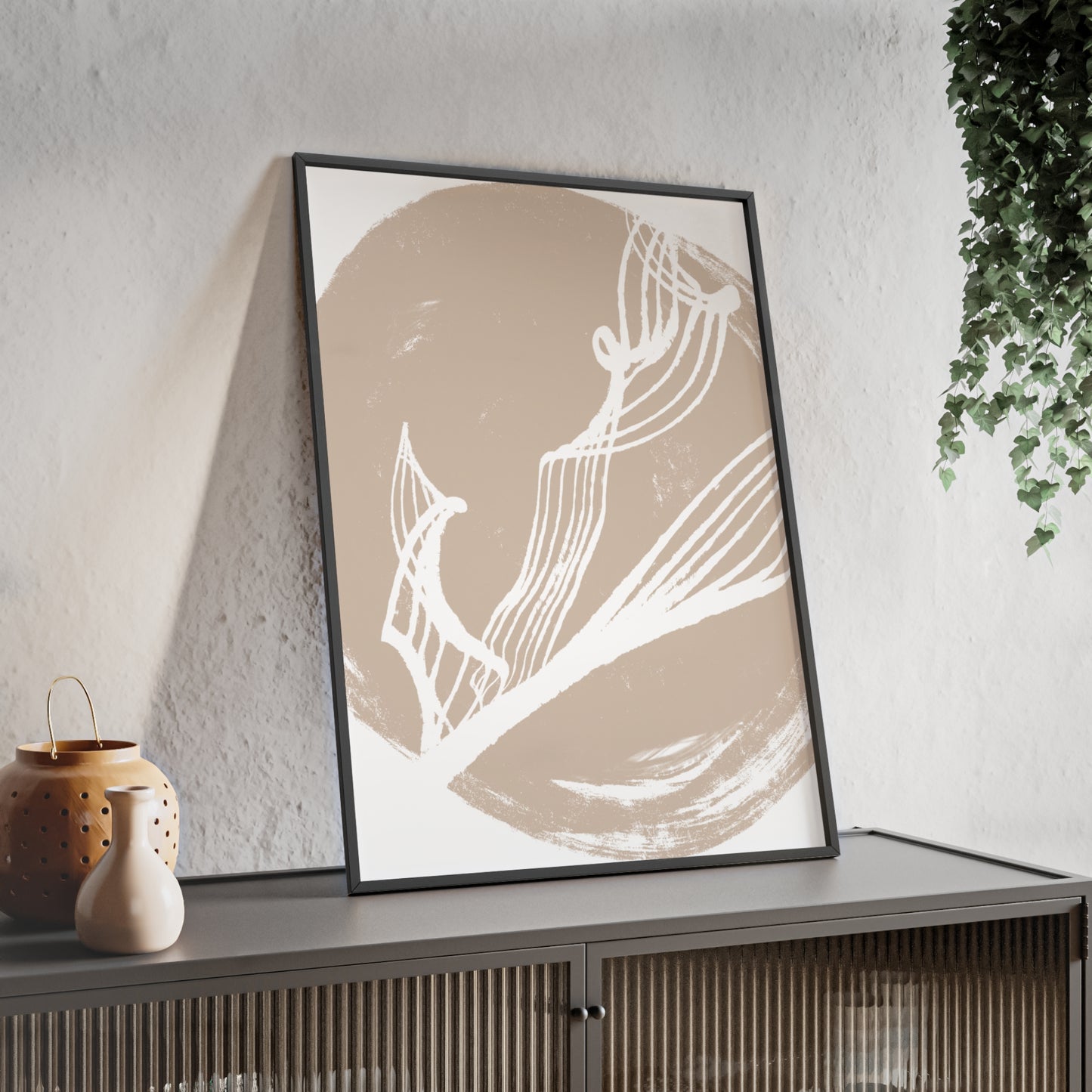 Poster with Wooden Frame