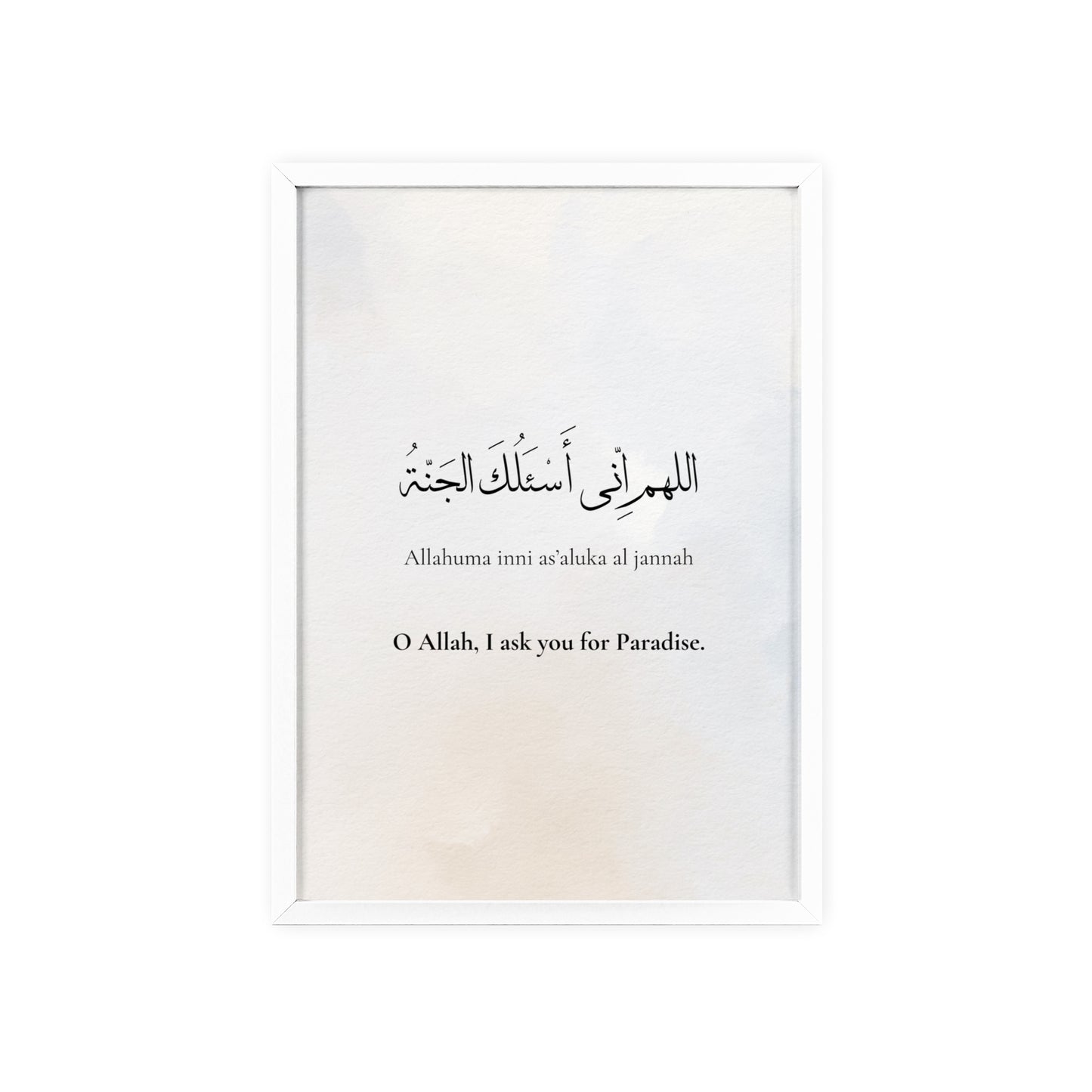 Poster with Wooden Frame