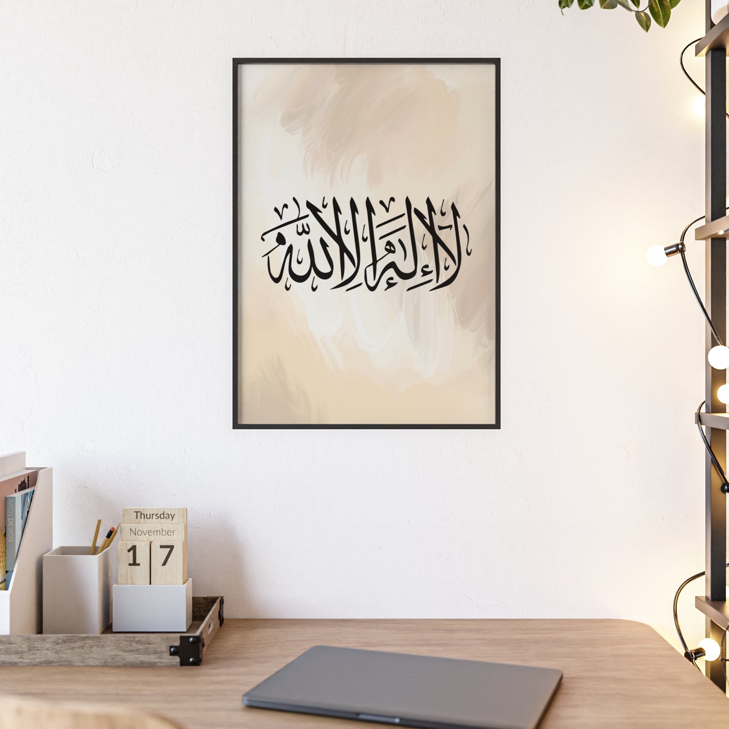 Poster with Wooden Frame