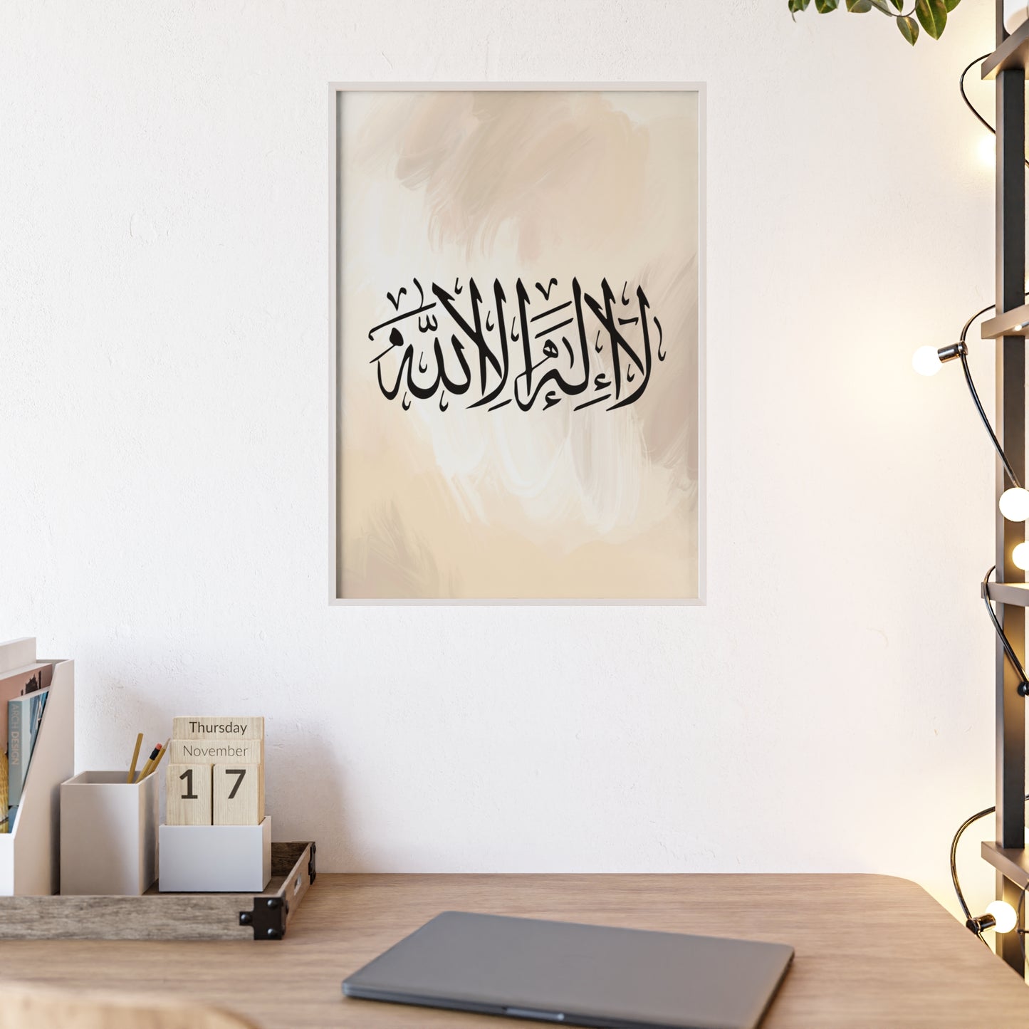 Poster with Wooden Frame