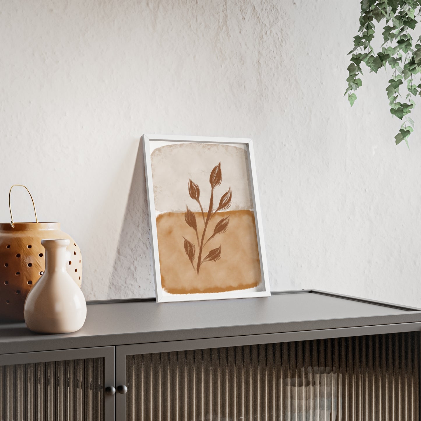 Poster with Wooden Frame