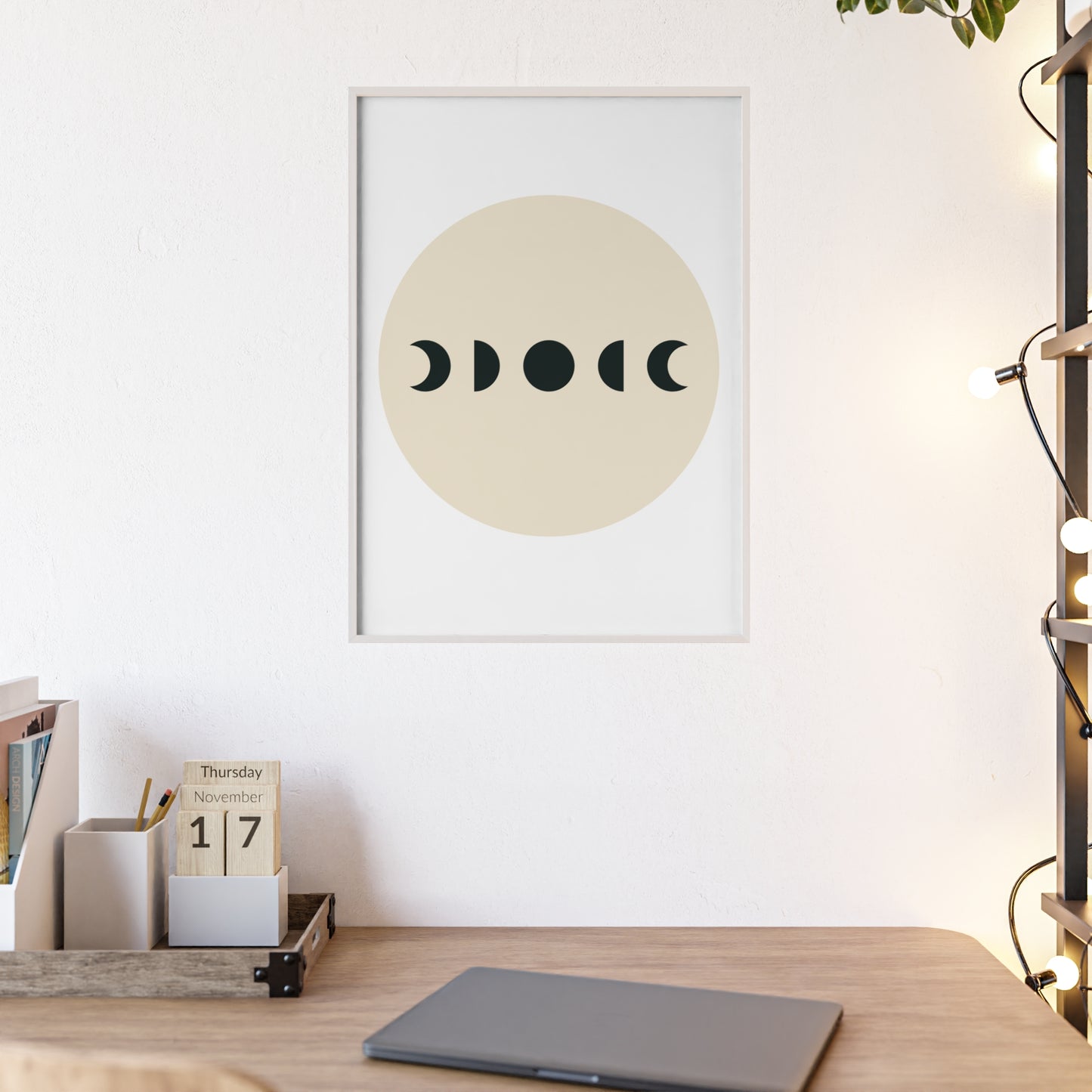 Poster with Wooden Frame