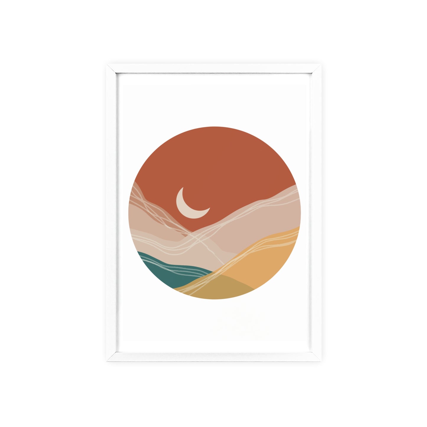 Poster with Wooden Frame
