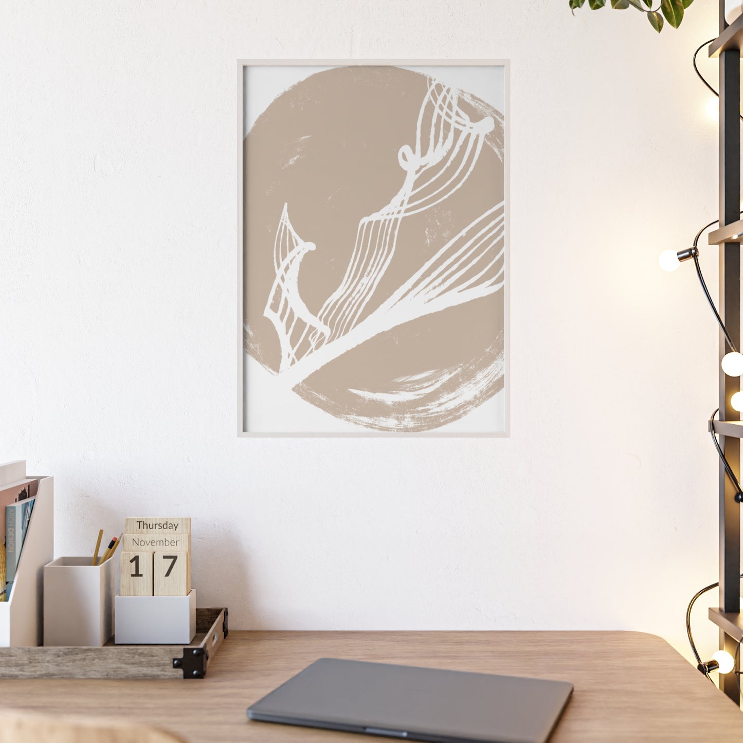 Poster with Wooden Frame