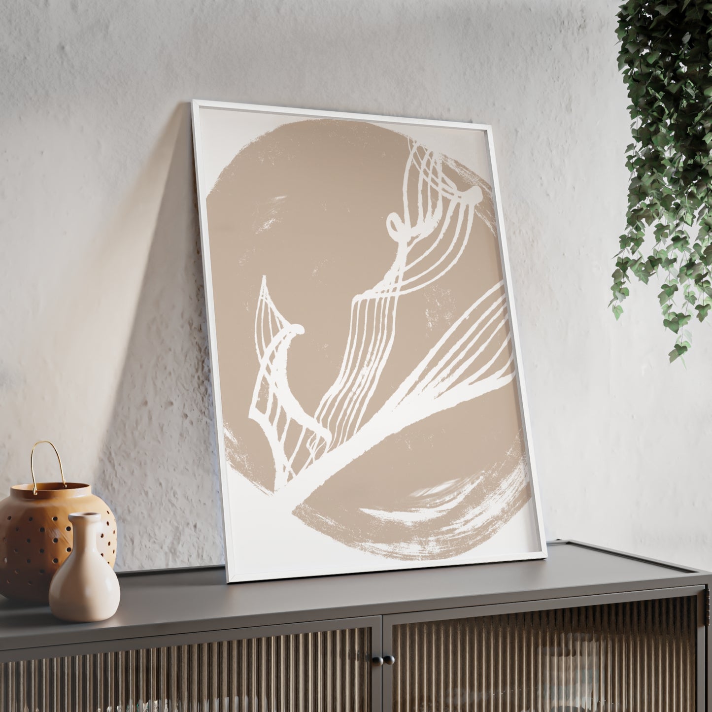 Poster with Wooden Frame