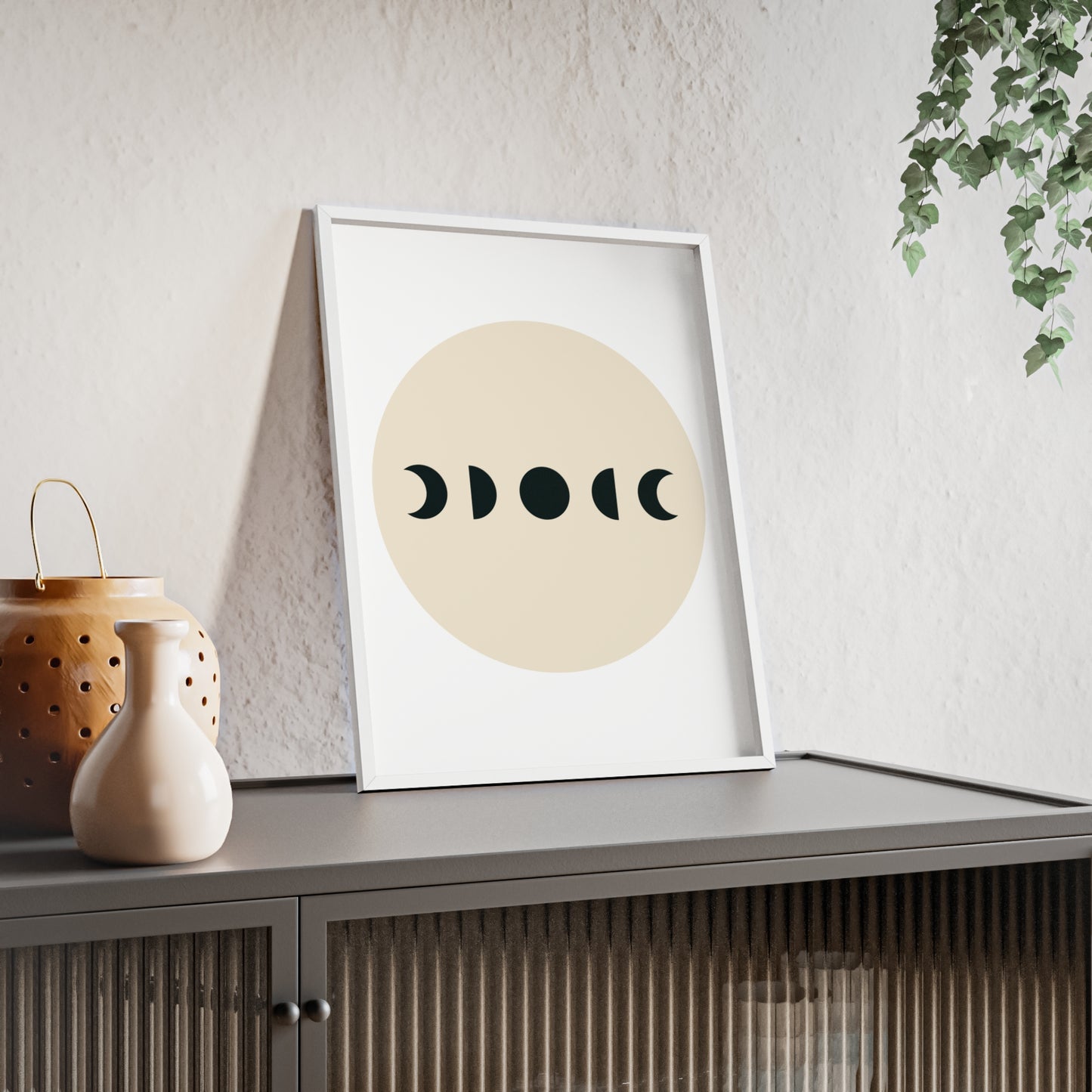 Poster with Wooden Frame
