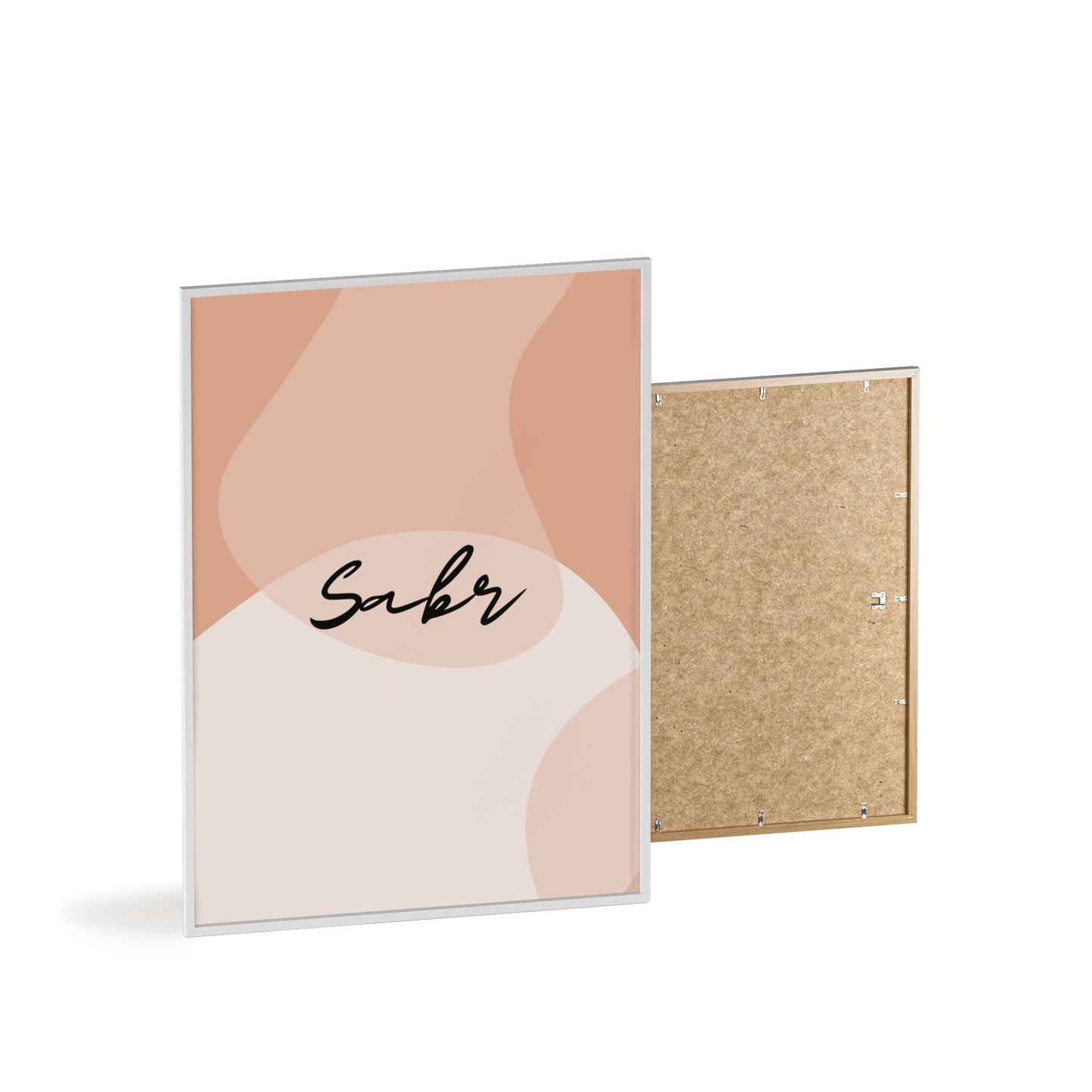 „Sabr“ Posters with Wooden Frame