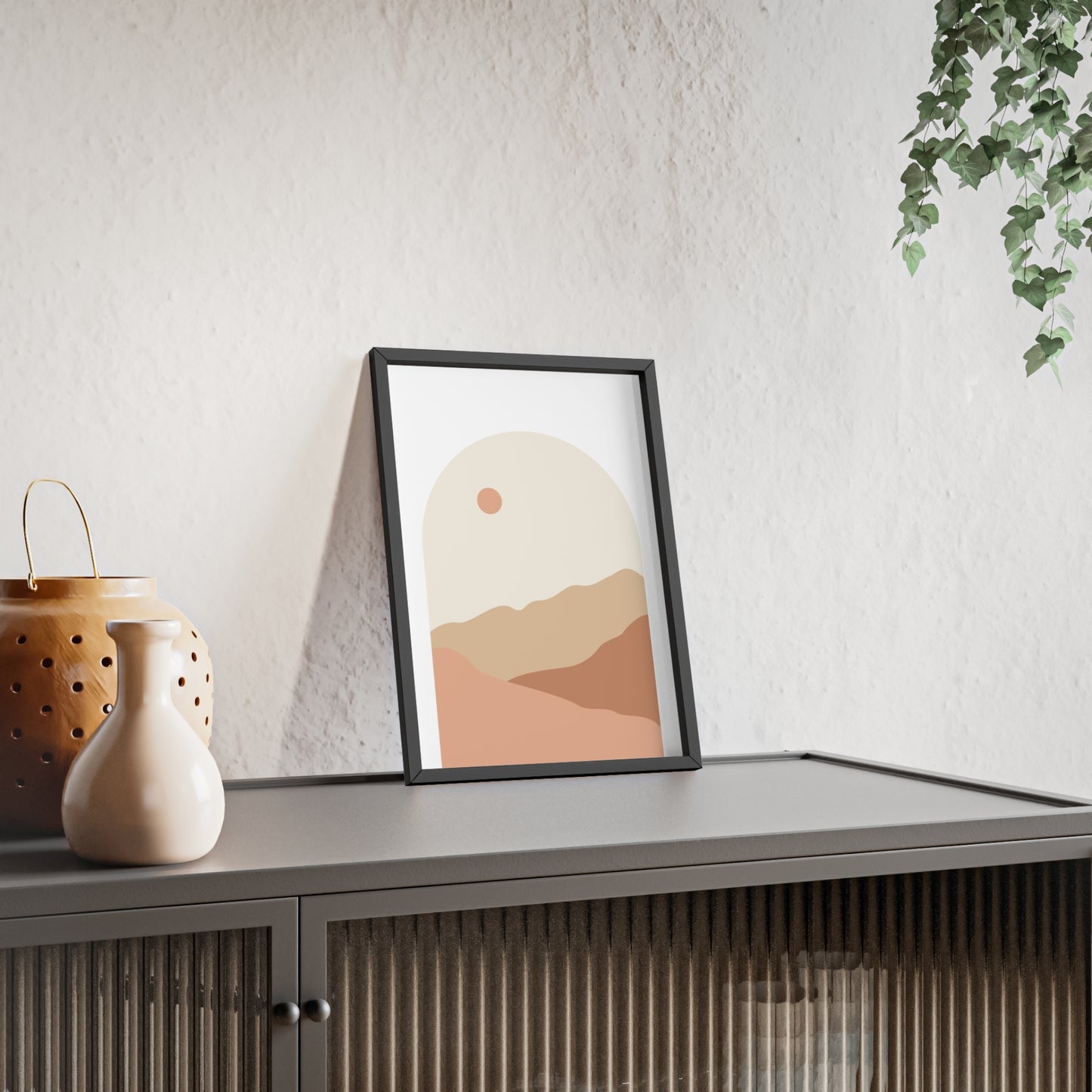 Poster with Wooden Frame